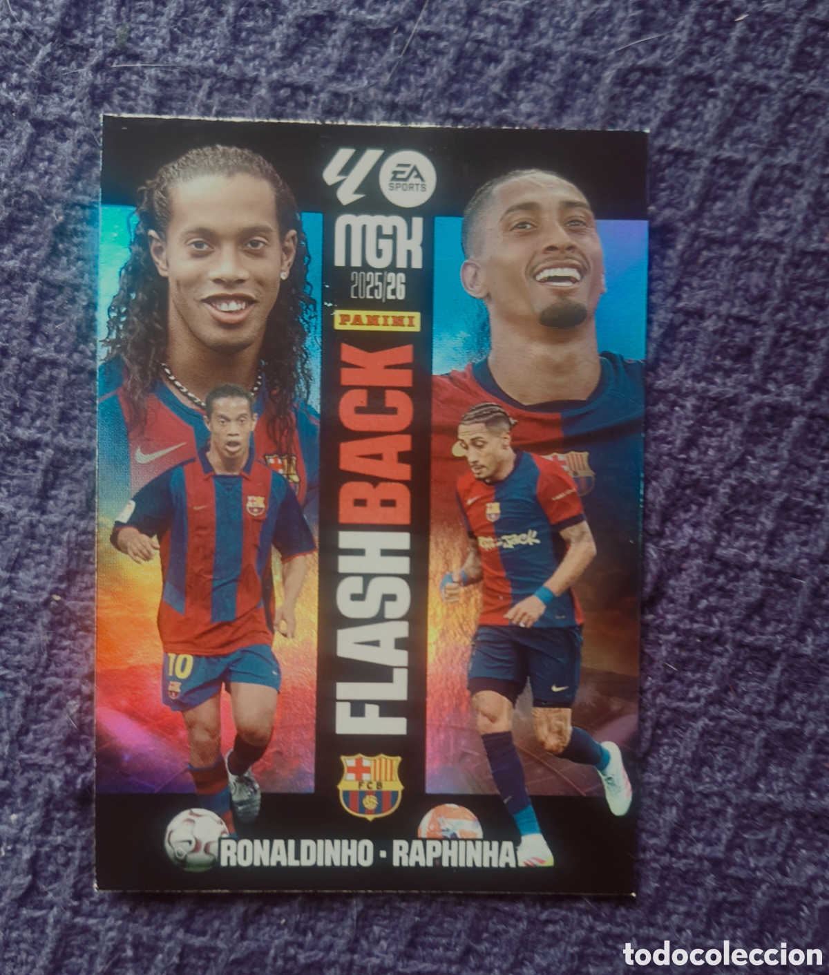 Fu&szlig;ball-Sticker: Carta Flashback FC Barcelona Ronaldinho - Raphinha