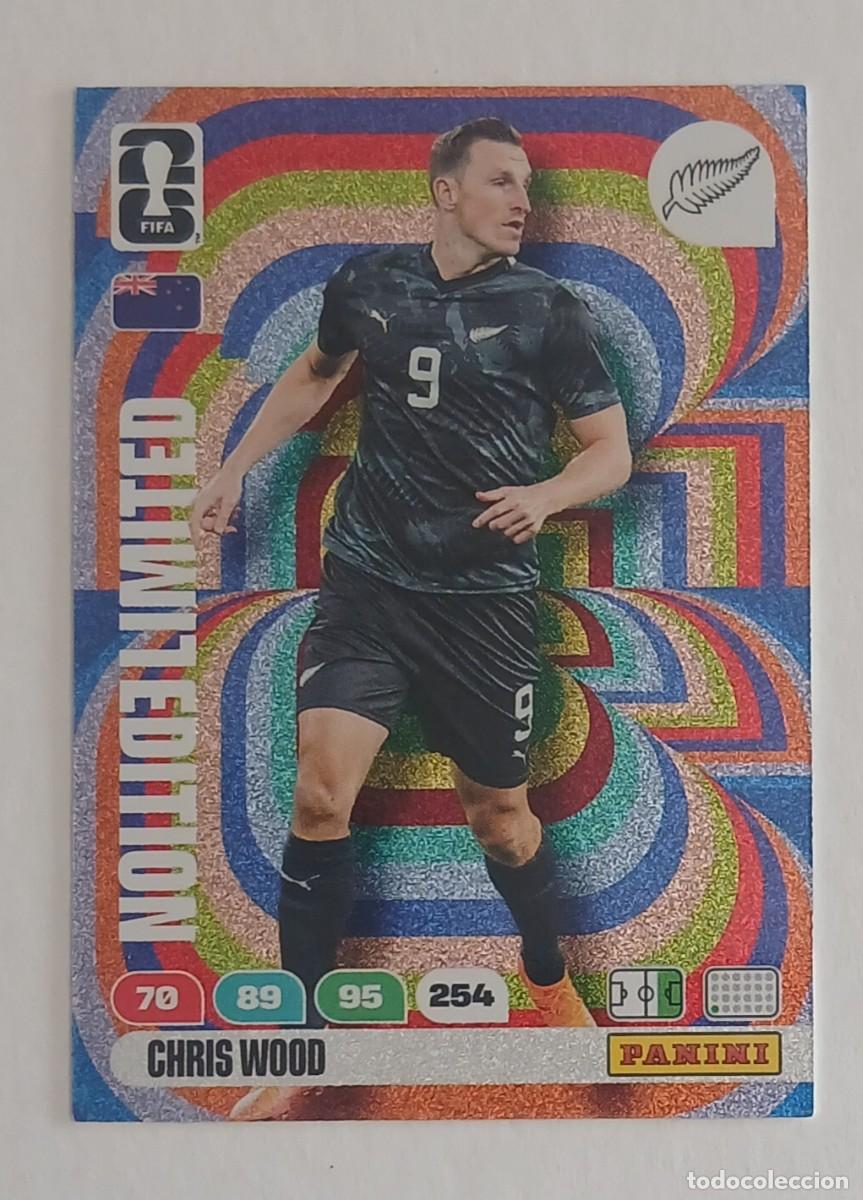 Cromos de F&uacute;tbol: CROMO CHRIS WOOD NUEVA ZELANDA LIMITED EDITION ADRENALYN XL FIFA WORLD CUP 2026 DE PANINI.