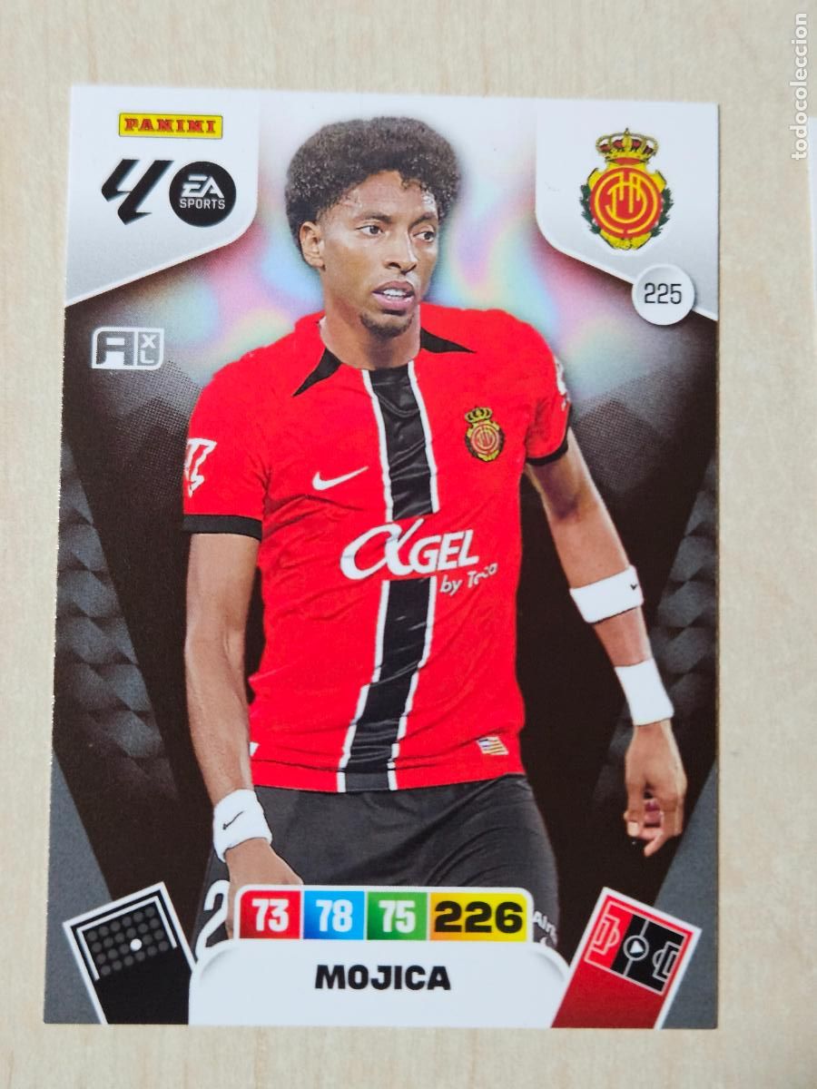 Cromos de F&uacute;tbol: FICHA N&ordm; 225 MOJICA - ADRENALYN 25 26 - PANINI 2025 - 26 - CROMO - MALLORCA