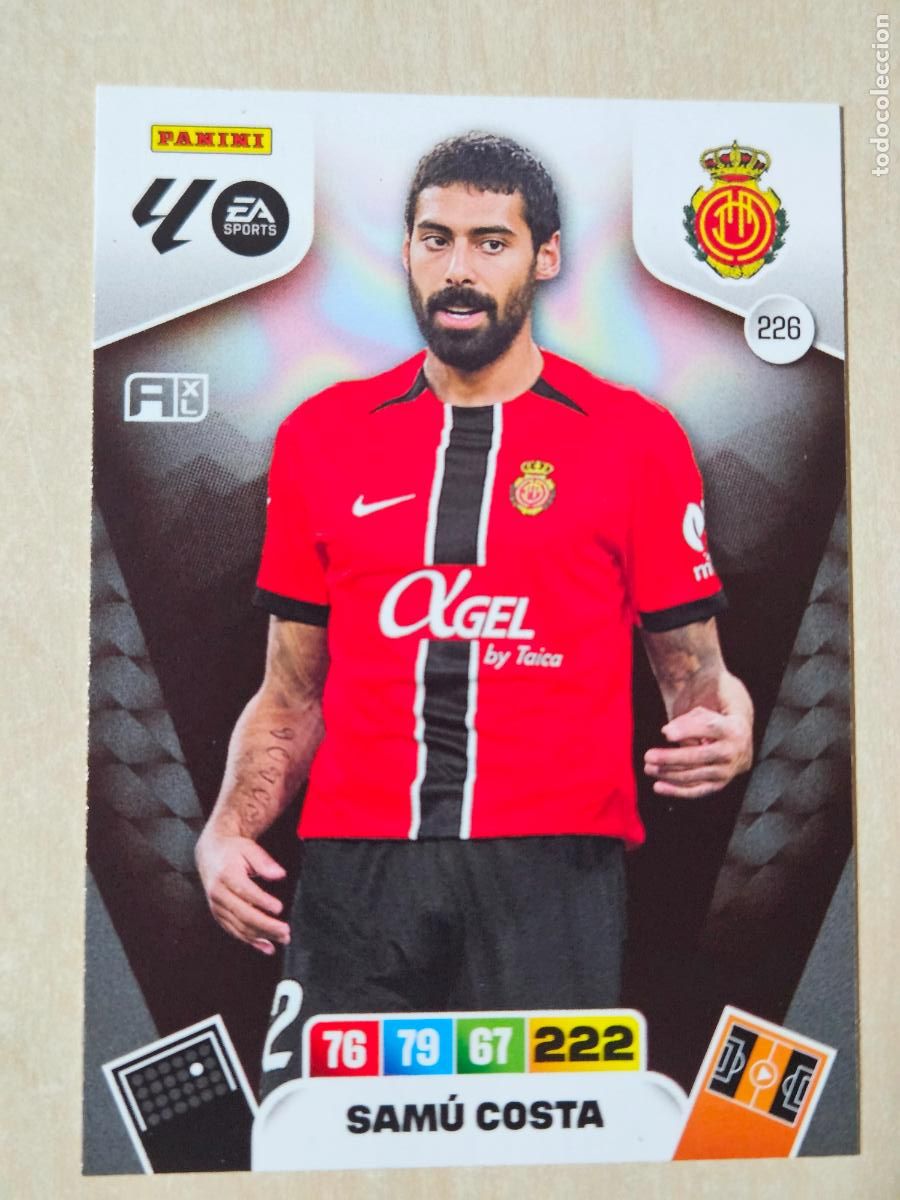 Cromos de F&uacute;tbol: FICHA N&ordm; 226 SAMU COSTA - ADRENALYN 25 26 - PANINI 2025 - 26 - CROMO - MALLORCA
