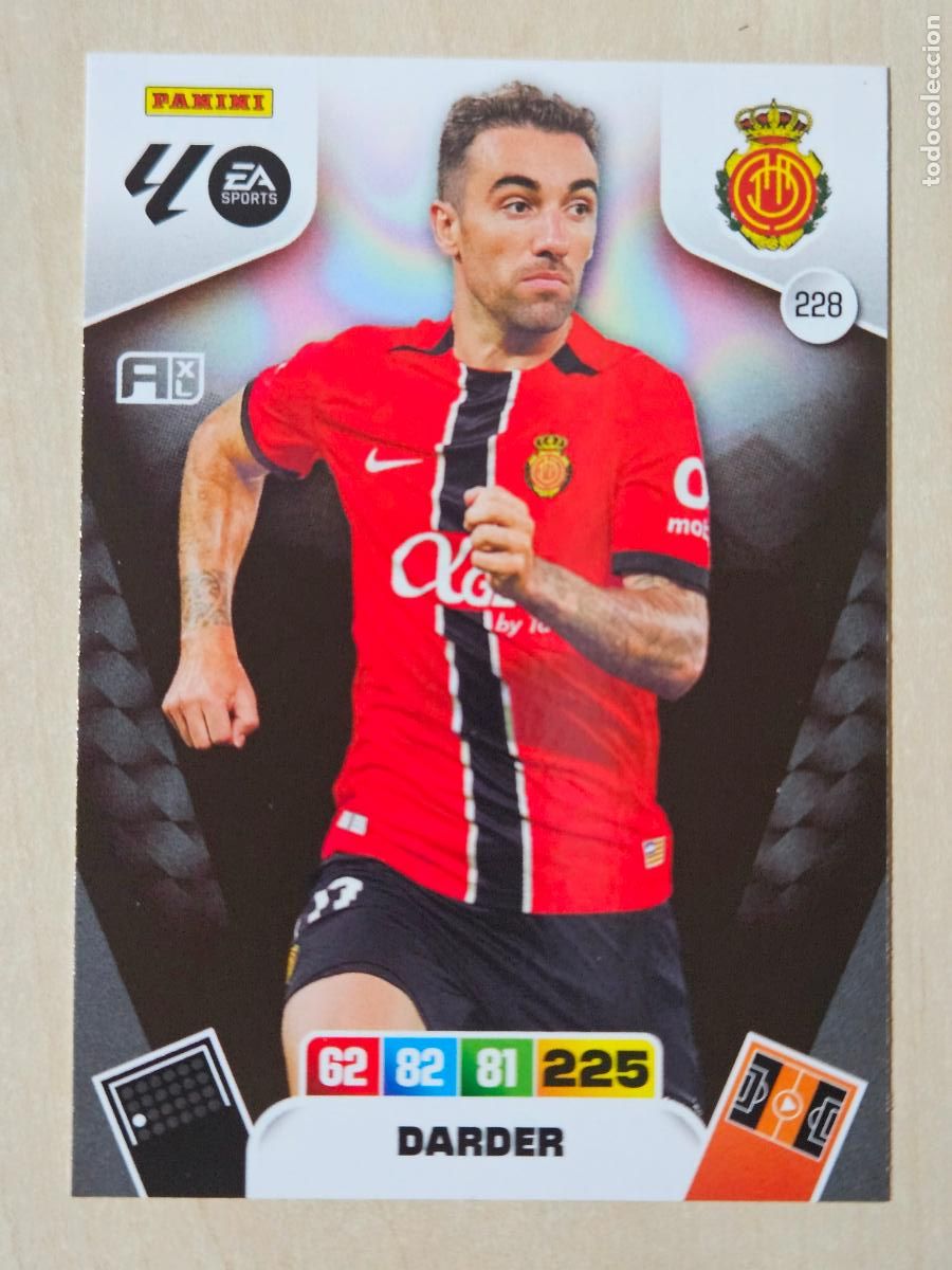 Cromos de F&uacute;tbol: FICHA N&ordm; 228 DARDER - ADRENALYN 25 26 - PANINI 2025 - 26 - CROMO - MALLORCA