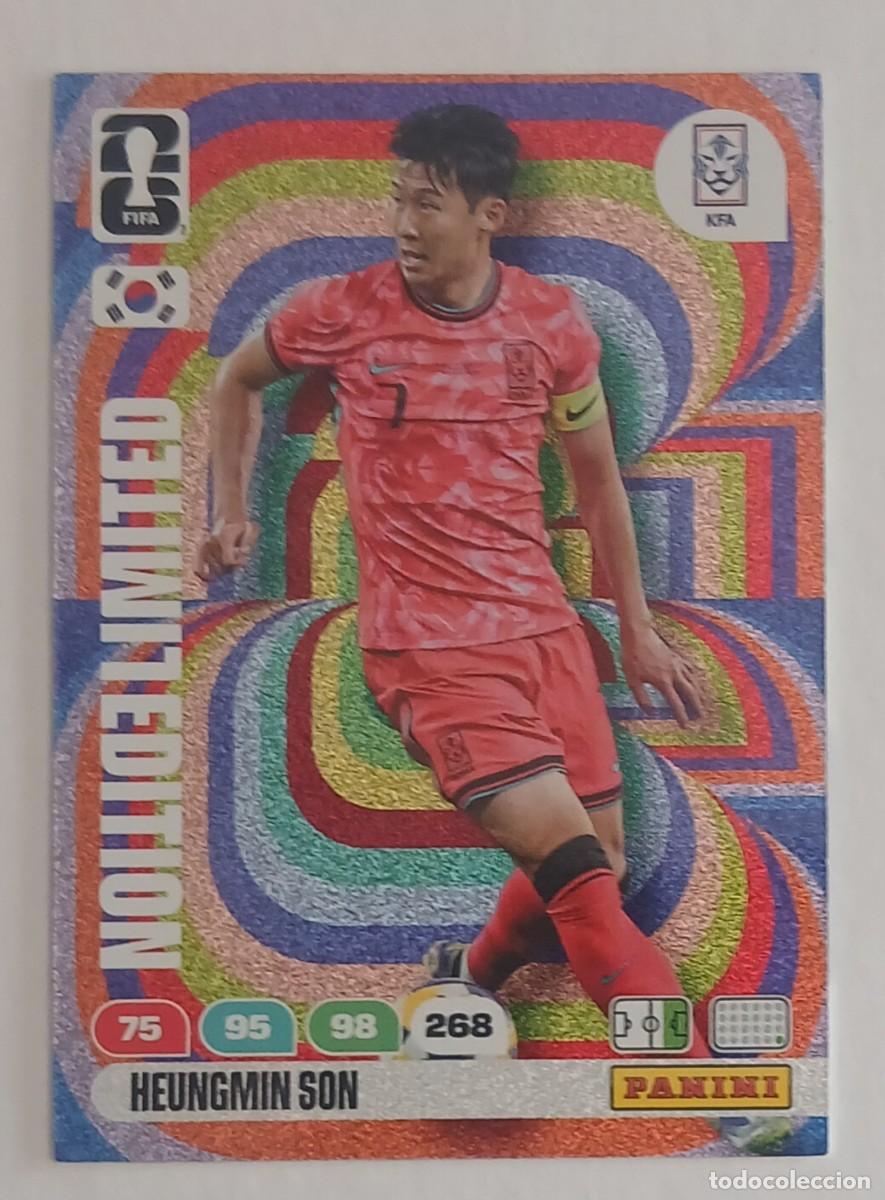 Cromos de F&uacute;tbol: CROMO HEUNGMIN SON KOREA LIMITED EDITION ADRENALYN XL FIFA WORLD CUP 2026 DE PANINI.