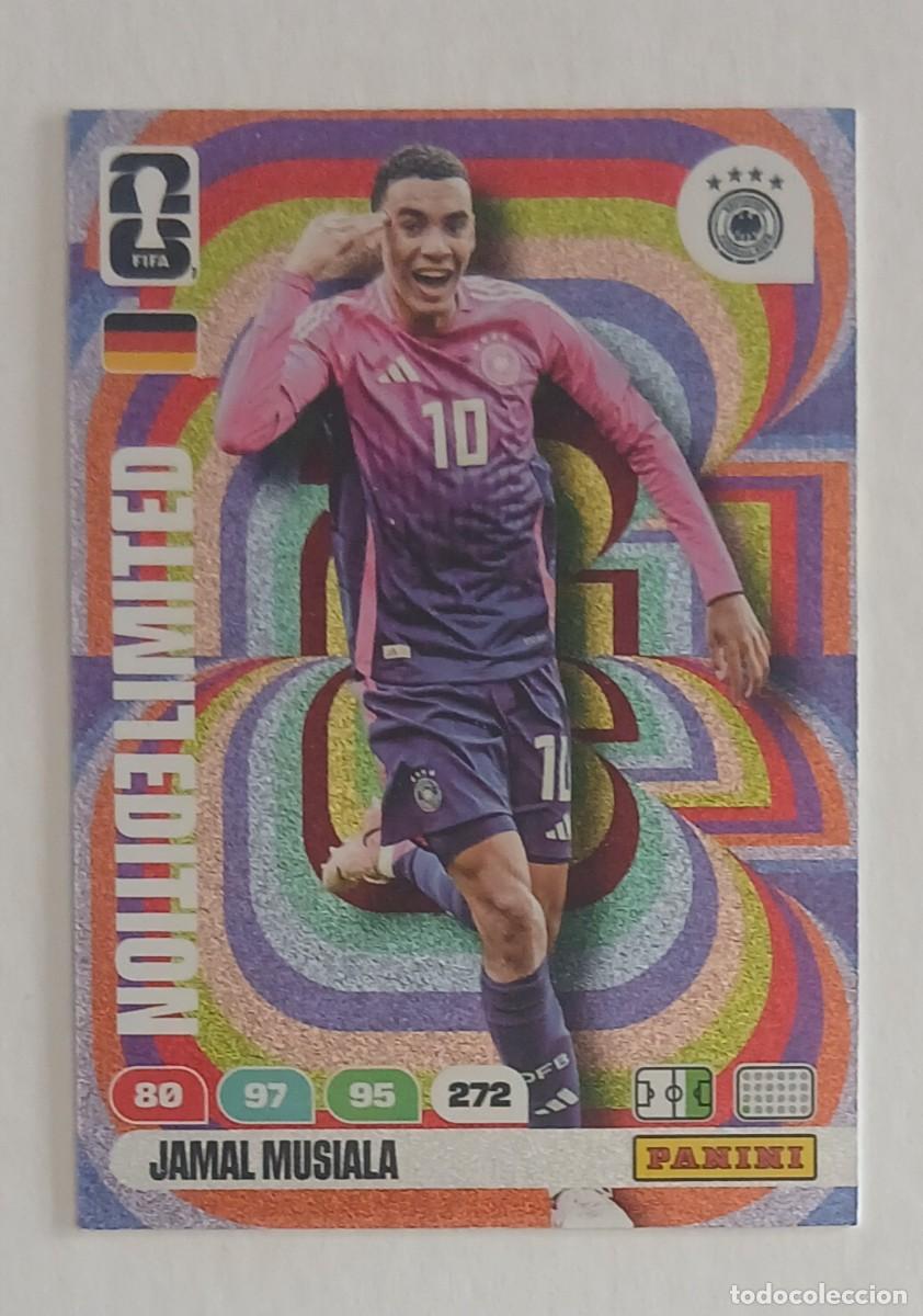 Cromos de F&uacute;tbol: CROMO JAMAL MUSIALA ALEMANIA LIMITED EDITION ADRENALYN XL FIFA WORLD CUP 2026 DE PANINI.