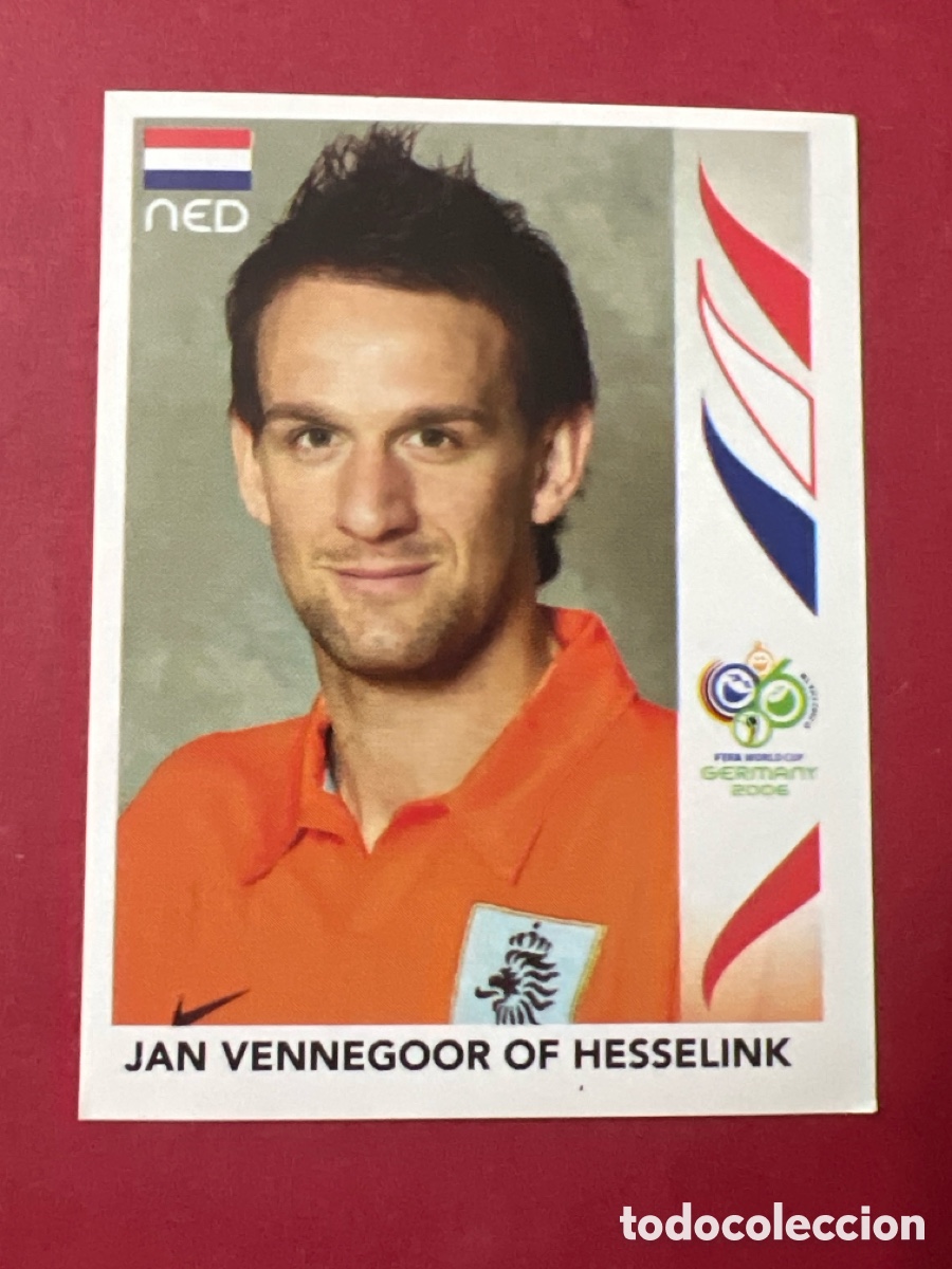 Cromos de F&uacute;tbol: JAN VENNEGOOR OF HESSELINK NEDERLAND HOLANDA MUNDIAL GERMANY 2006 PANINI NUEVO SIN PEGAR NUMERO 243