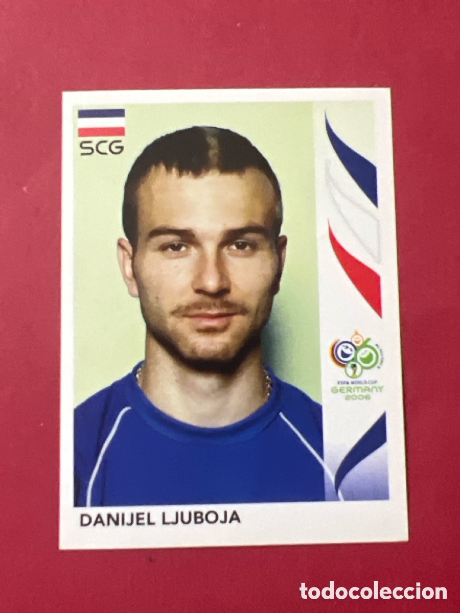 Cromos de F&uacute;tbol: E27. N&ordm; 223 - Danijel Ljuboja - SERBIA - MUNDIAL ALEMANIA 2006 06 DE PANINI WORLD CUP GERMANY