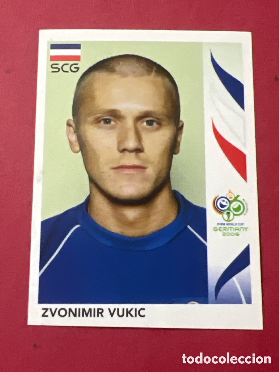 Cromos de F&uacute;tbol: E28. 221 ZVONIMIR VUKIC (SERBIA) PANINI FIFA WORLD CUP STICKERS GERMANY ALEMANIA 2006 06 SIN PEGAR
