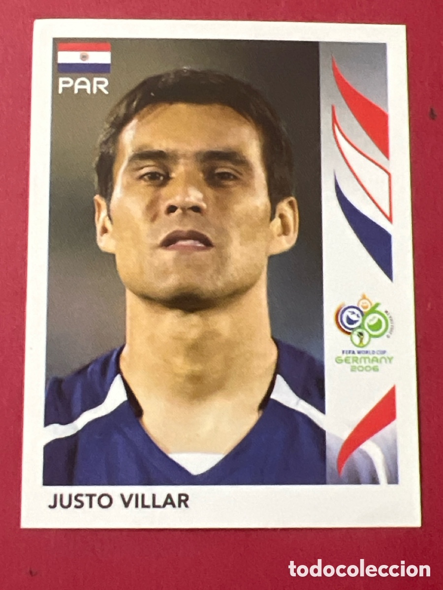 Cromos de F&uacute;tbol: E31. mundial germany 2006 panini , 114 villar, paraguay, nuevo, nunca pegado