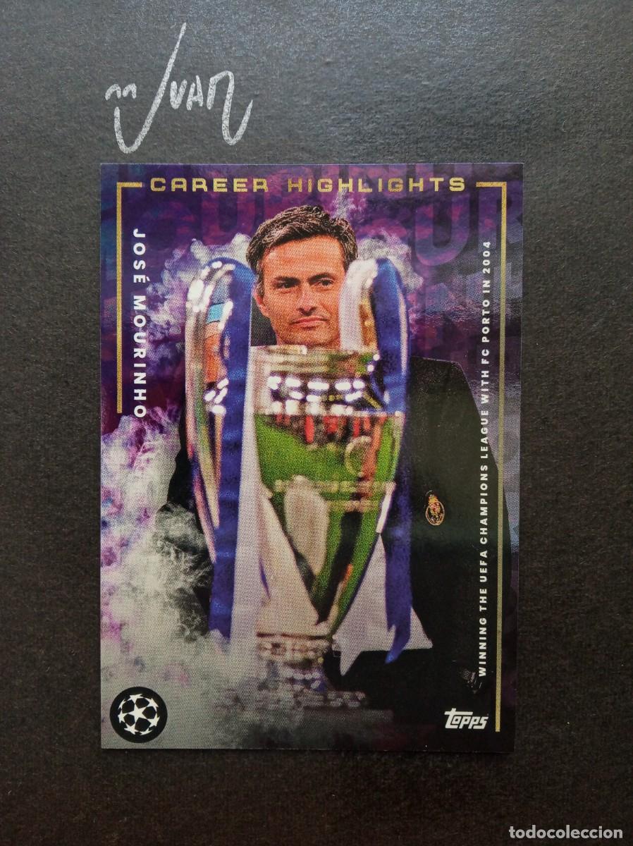 Cromos de F&uacute;tbol: CAREER MOMENTS FC PORTO CHAMPIONS LEAGUE 2004 TOPPS PLATINUM ⚽ MOURINHO CURATED SET 2022 2023 22 23
