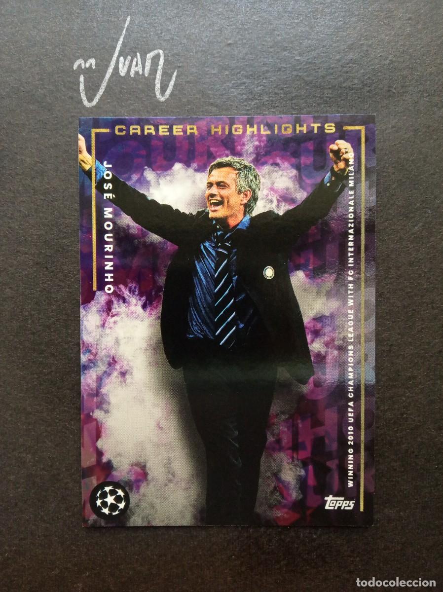 Football Stickers: CAREER MOMENTS FC INTERNAZIONALE CHAMPIONS 2010 TOPPS PLATINUM MOURINHO ⚽CURATED SET 2022 2023 22 23