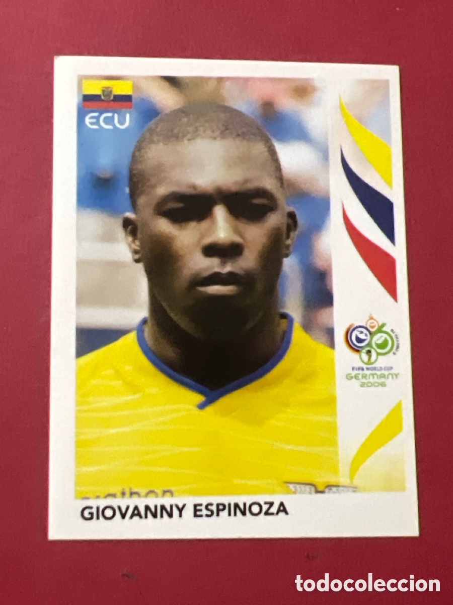 Figurine di Calcio: E184. PANINI - GERMANY 06 - 2006 - ECUADOR - GIOVANNY ESPINOZA 80 - NUNCA PEGADO