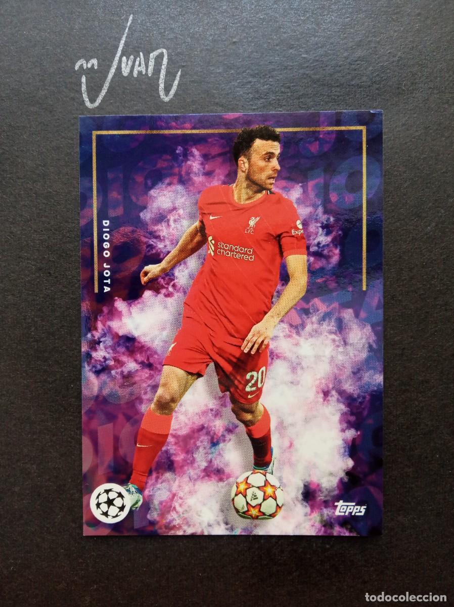 Figurine di Calcio: DIOGO JOTA LIVERPOOL PORTUGAL ⚽ TOPPS &reg; MOURINHO PLATINUM CURATED SET 2021 2022 21 22 NUEVO
