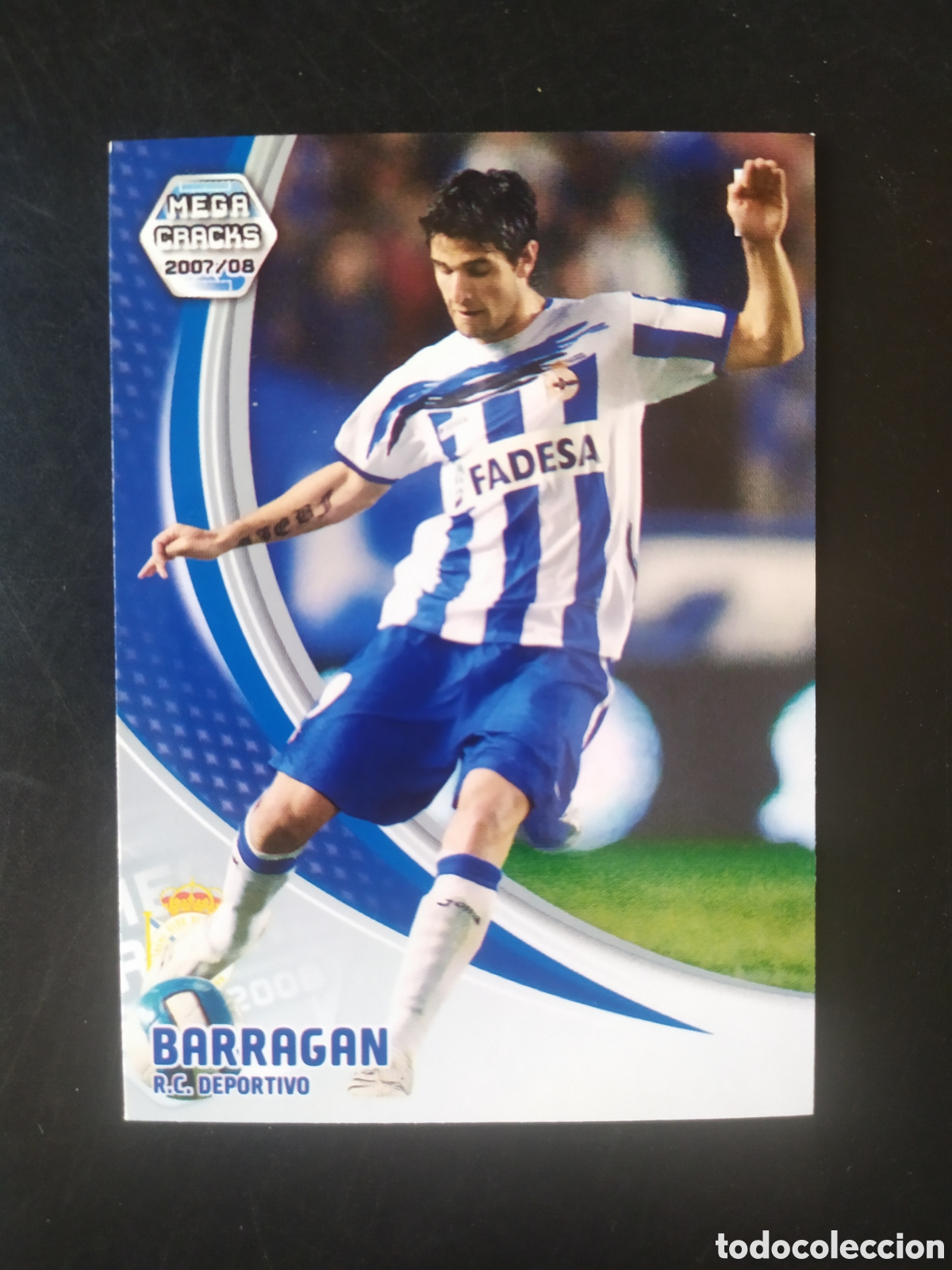 Fu&szlig;ball-Sticker: Megacracks 2007 2008 07 08 panini Barragan n&deg; 94 Deportivo Coru&ntilde;a