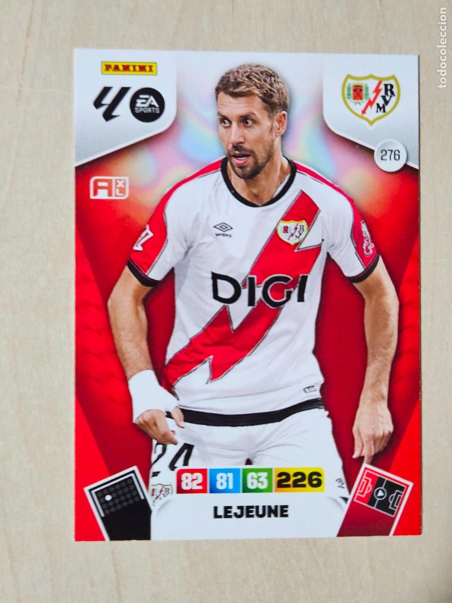 Fu&szlig;ball-Sticker: FICHA N&ordm; 276 LEJEUNE - ADRENALYN 25 26 - PANINI 2025 - 26 - CROMO - RAYO VALLECANO