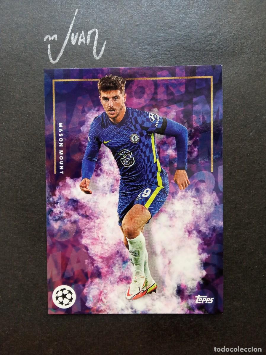 Fu&szlig;ball-Sticker: MASON MOUNT CHELSEA INGLATERRA ⚽ TOPPS &reg; MOURINHO PLATINUM CURATED SET 2021 2022 21 22 NUEVO