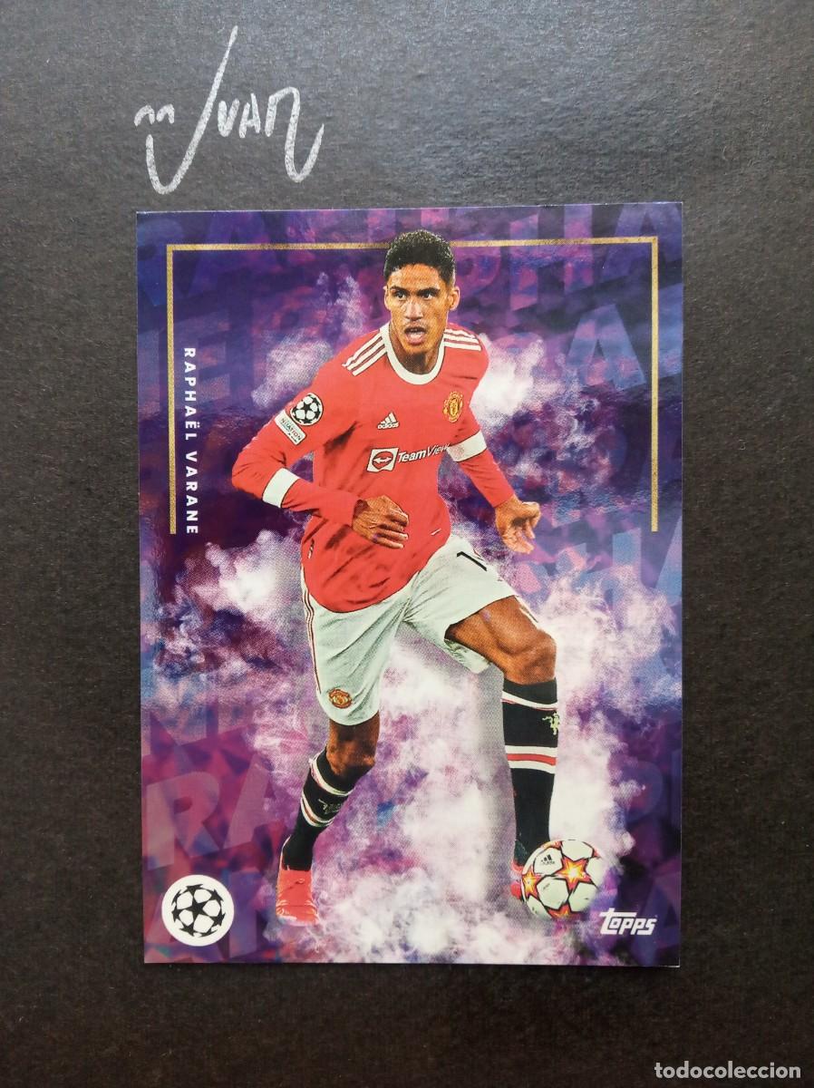 Cromos de F&uacute;tbol: VARANE MANCHESTER UNITED FRANCIA ⚽ TOPPS &reg; MOURINHO PLATINUM CURATED SET 2021 2022 21 22 NUEVO