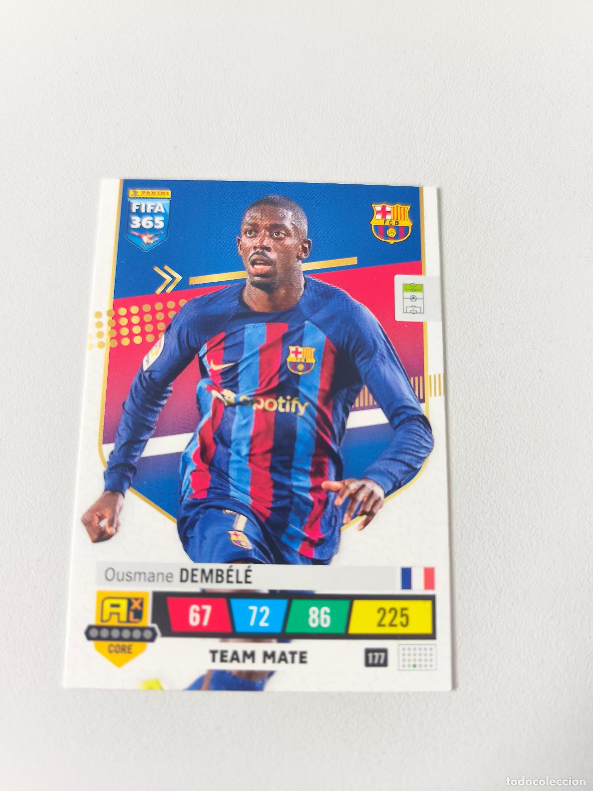 Cromos de F&uacute;tbol: FIFA 365 ADRENALYN XL 2023 OUSMANE DEMBEL&Eacute; 177 CRM1