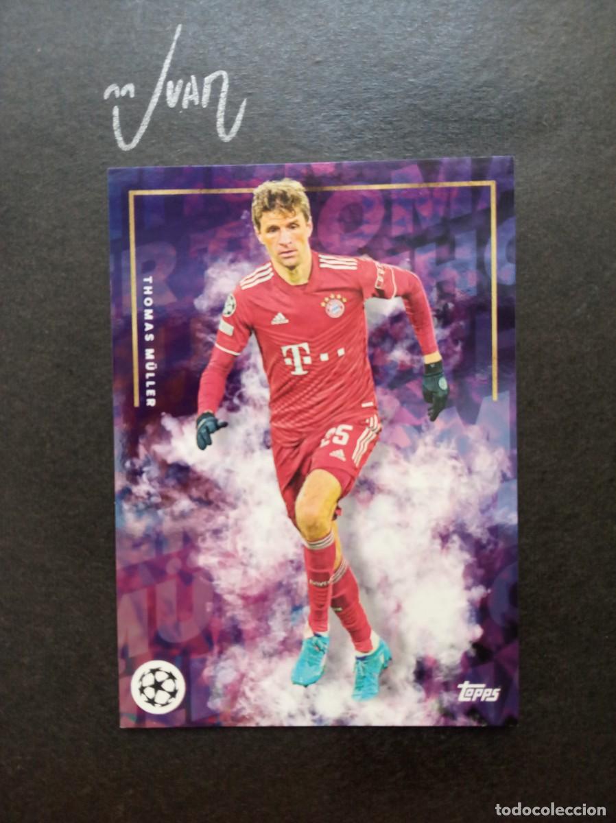 Cromos de F&uacute;tbol: THOMAS MULLER BAYER MUNICH ALEMANIA ⚽ TOPPS &reg; MOURINHO PLATINUM CURATED SET 2021 2022 21 22 NUEVO