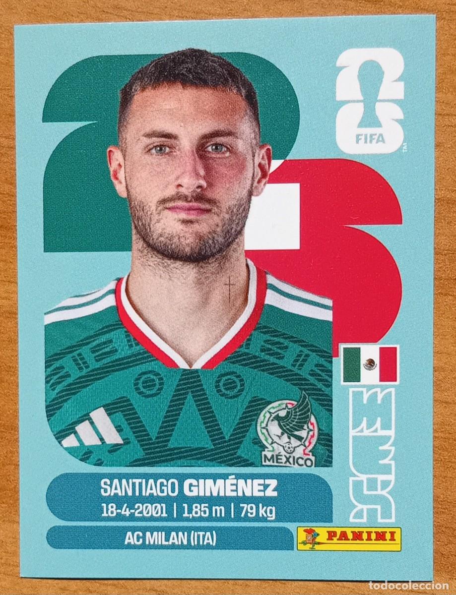Cromos de F&uacute;tbol: Figurina Panini 2026 Cromo World Cup Usa Mundial 2026 Santiago Gimenez Mexico n MEX 16
