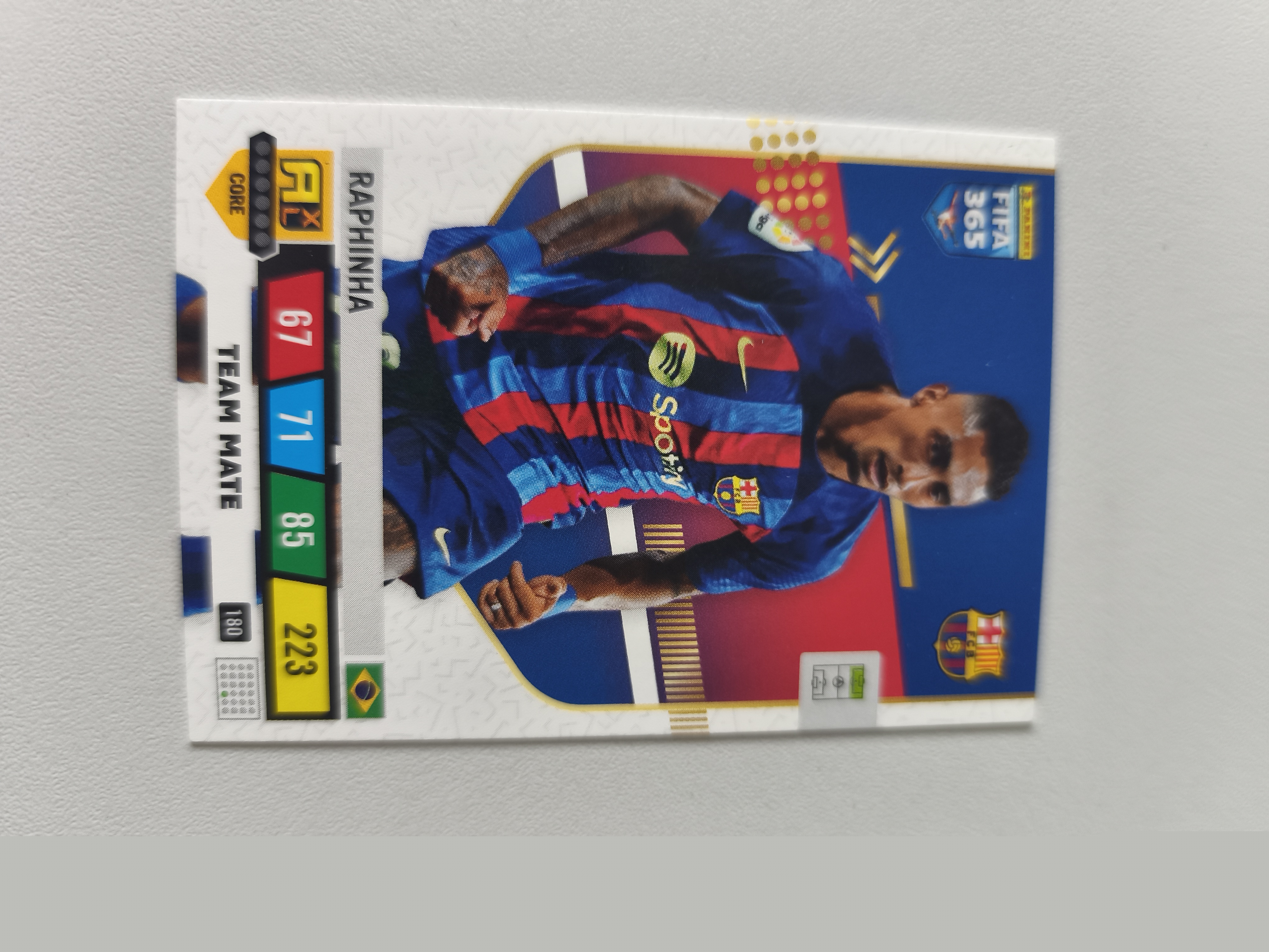 Cromos de F&uacute;tbol: FIFA 365 ADRENALYN XL 2023 RAPHINHA 180 CRM1