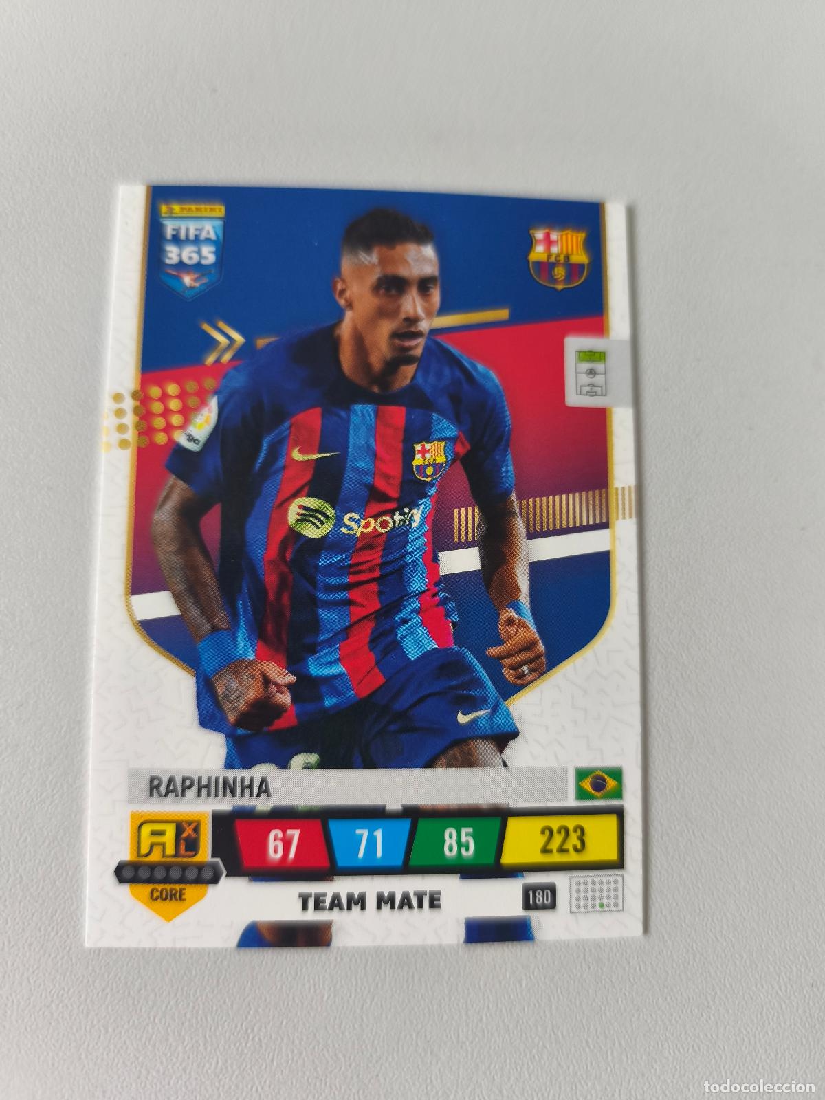 Cromos de F&uacute;tbol: FIFA 365 ADRENALYN XL 2023 RAPHINHA 180 CRM1