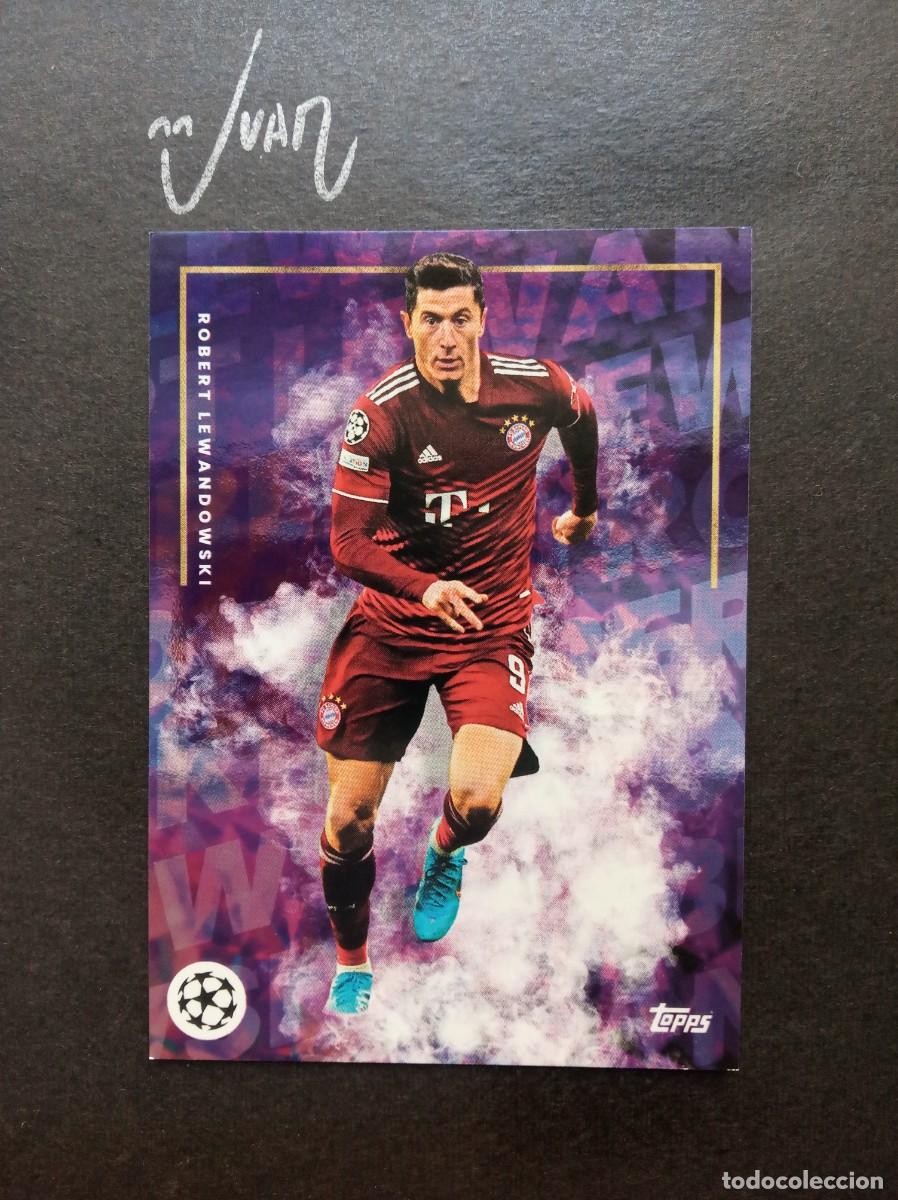Cromos de F&uacute;tbol: LEWANDOWSKI BAYER MUNICH BARCELONA 25 26⚽ TOPPS&reg; MOURINHO PLATINUM CURATED SET 2021 2022 21 22 NUEVO