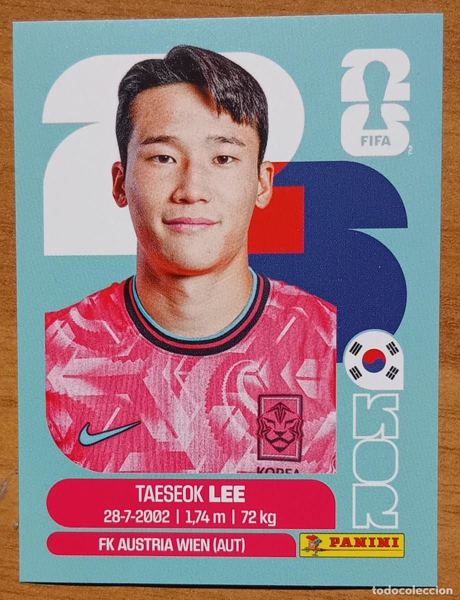 Cromos de F&uacute;tbol: Figurina Panini 2026 Cromo World Cup Usa Mundial 2026 Taeseok Lee Korea Republic n KOR 8
