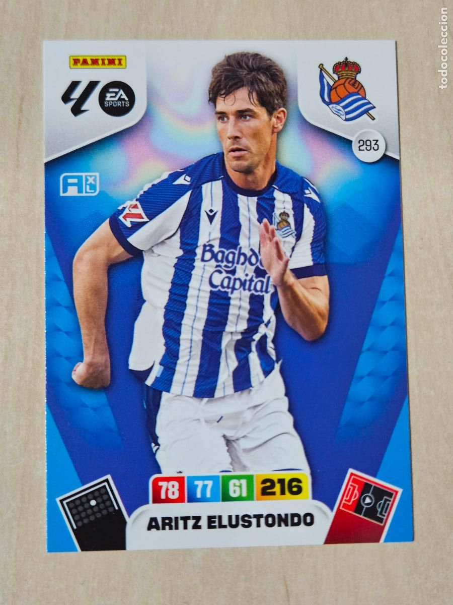 Cromos de F&uacute;tbol: FICHA N&ordm; 293 ARITZ ELESTONDO - ADRENALYN 25 26 - PANINI 2025 - 26 - CROMO - REAL SOCIEDAD