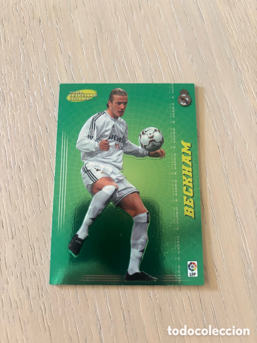Cromos de F&uacute;tbol: Cromo Beckham 376 Megaestrellas 2004-05