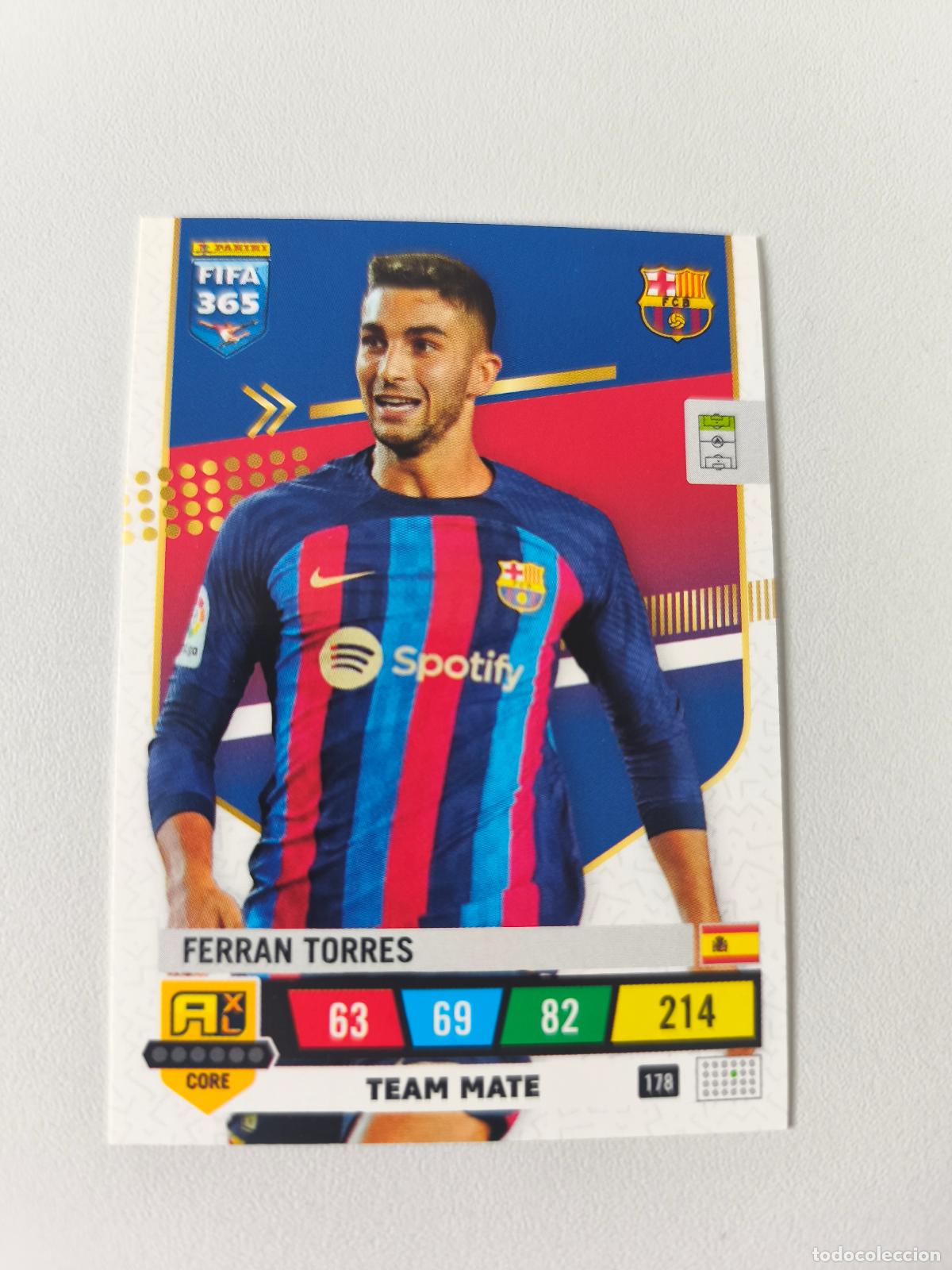Cromos de F&uacute;tbol: FIFA 365 ADRENALYN XL 2023 FERRAN TORRES 178 CRM1