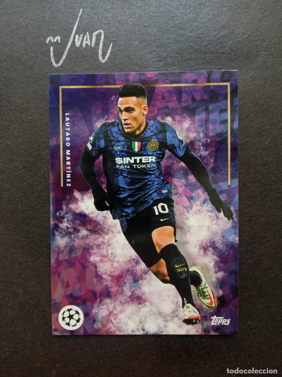 Cromos de f&uacute;tbol: LAUTARO MARTINEZ INTER MILAN ARGENTINA ⚽ TOPPS &reg; MOURINHO PLATINUM CURATED SET 2021 2022 21 22 NUEVO