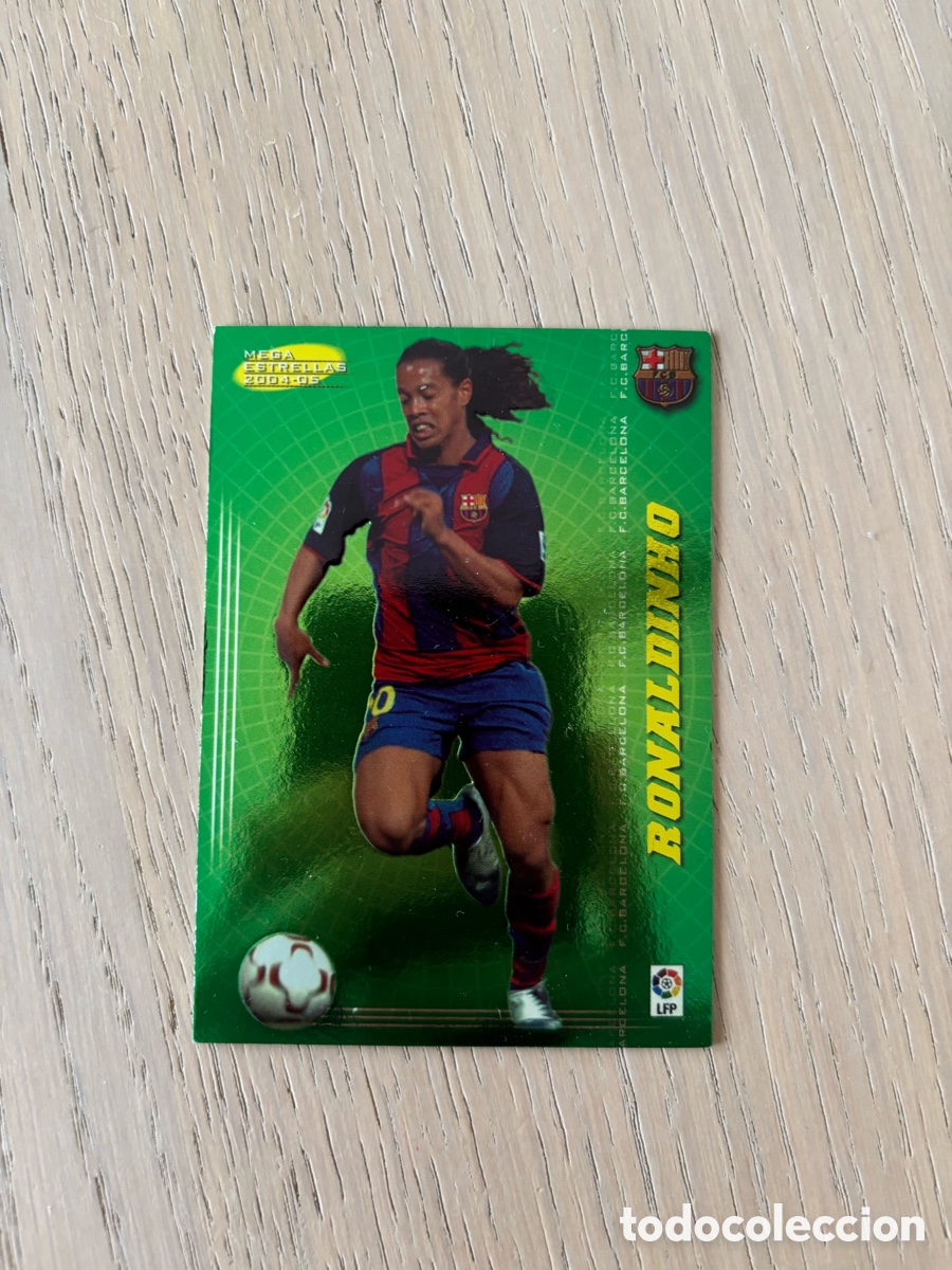 Cromos de F&uacute;tbol: Cromo Ronaldinho Megaestrellas 387 panini