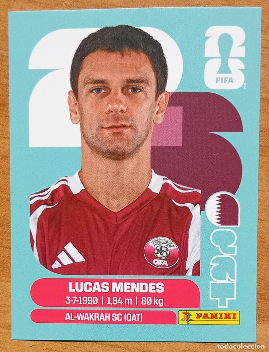 Cromos de F&uacute;tbol: Figurina Panini 2026 Cromo World Cup Usa Mundial 2026 Lucas Mendes Qatar n QAT 4