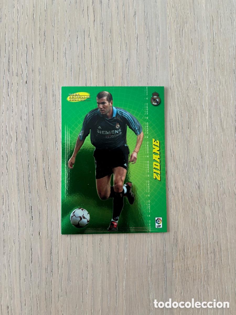 Cromos de F&uacute;tbol: CROMO MEGACRACKS 2004 2005 04 05 MEGA ESTRELLAS N&ordm; 384 *ZIDANE