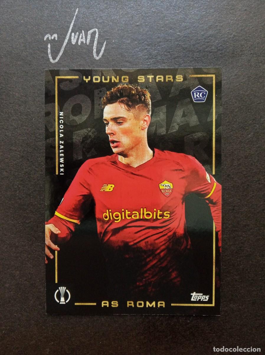 Football Stickers: YOUNG STARS ROOKIE ZALEWSKI AS ROMA POLONIA ⚽ TOPPS &reg; MOURINHO PLATINUM CURATED SET 2021 2022 21 22