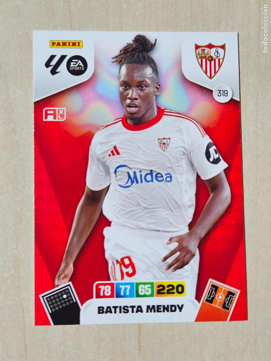 Football Stickers: FICHA N&ordm; 319 BATISTA MENDY - ADRENALYN 25 26 - PANINI 2025 - 26 - CROMO - SEVILLA