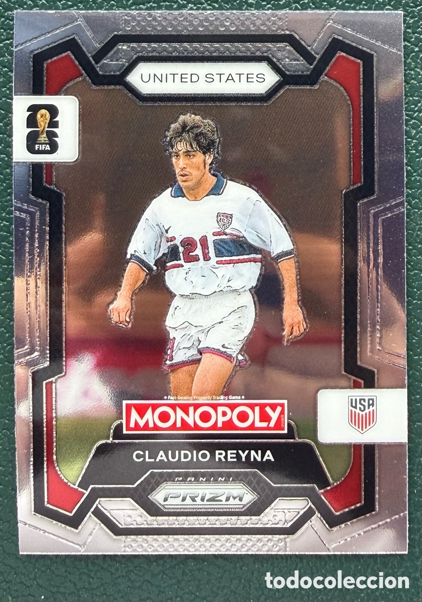 Fu&szlig;ball-Sticker: 49 CLAUDIO REYNA ESTADOS UNIDOS USA FICHAS ALBUM PANINI FIFA WORLD CUP MUNDIAL 2026 MONOPOLY PRIZM