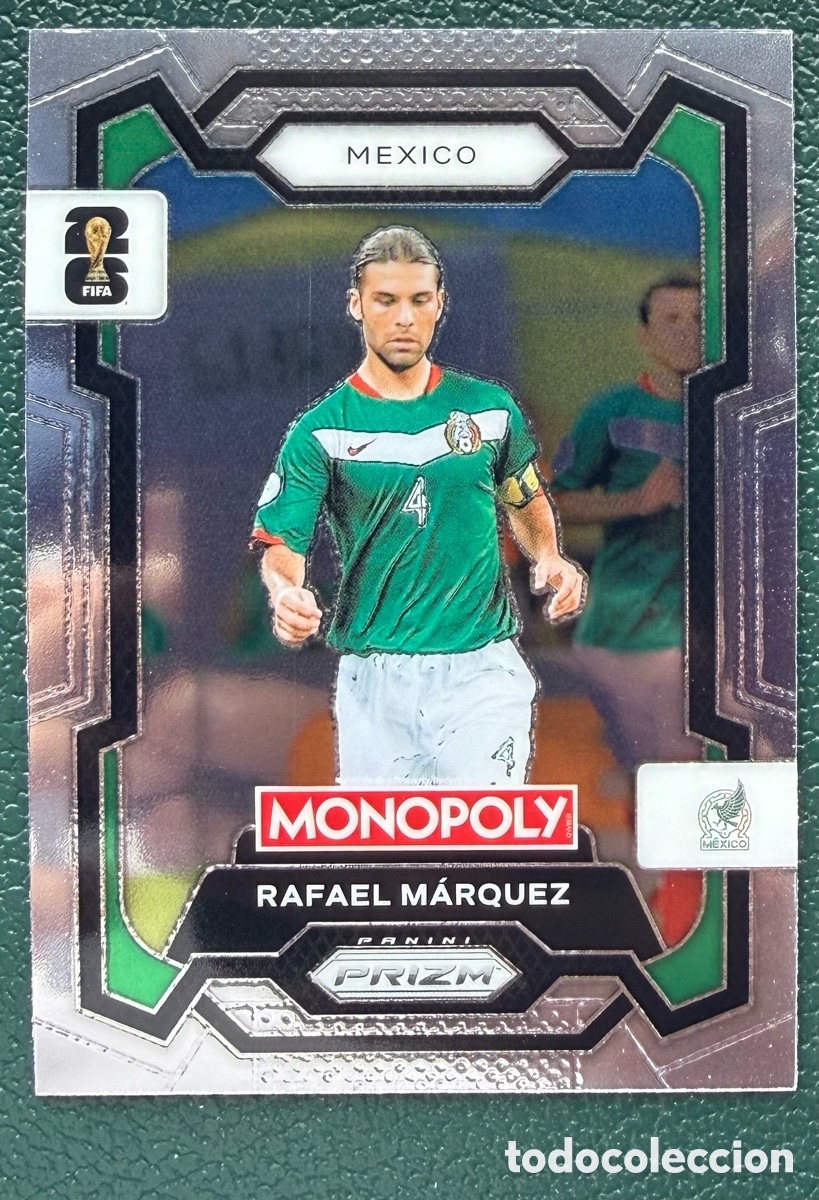 Football Stickers: 57 RAFAEL MARQUEZ MEXICO FICHAS ALBUM PANINI FIFA WORLD CUP MUNDIAL 2026 MONOPOLY PRIZM