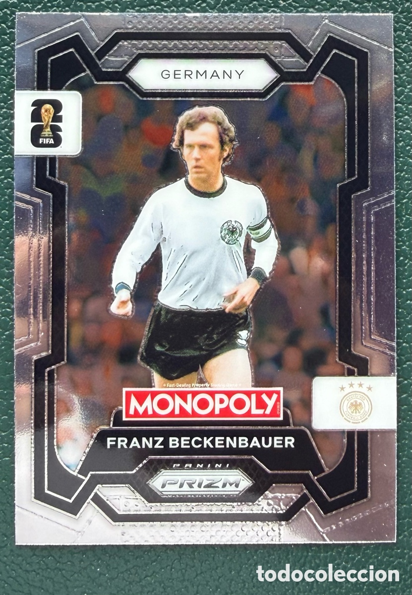 Football Stickers: 60 FRANZ BECKENBAUER ALEMANIA FICHAS ALBUM PANINI FIFA WORLD CUP MUNDIAL 2026 MONOPOLY PRIZM