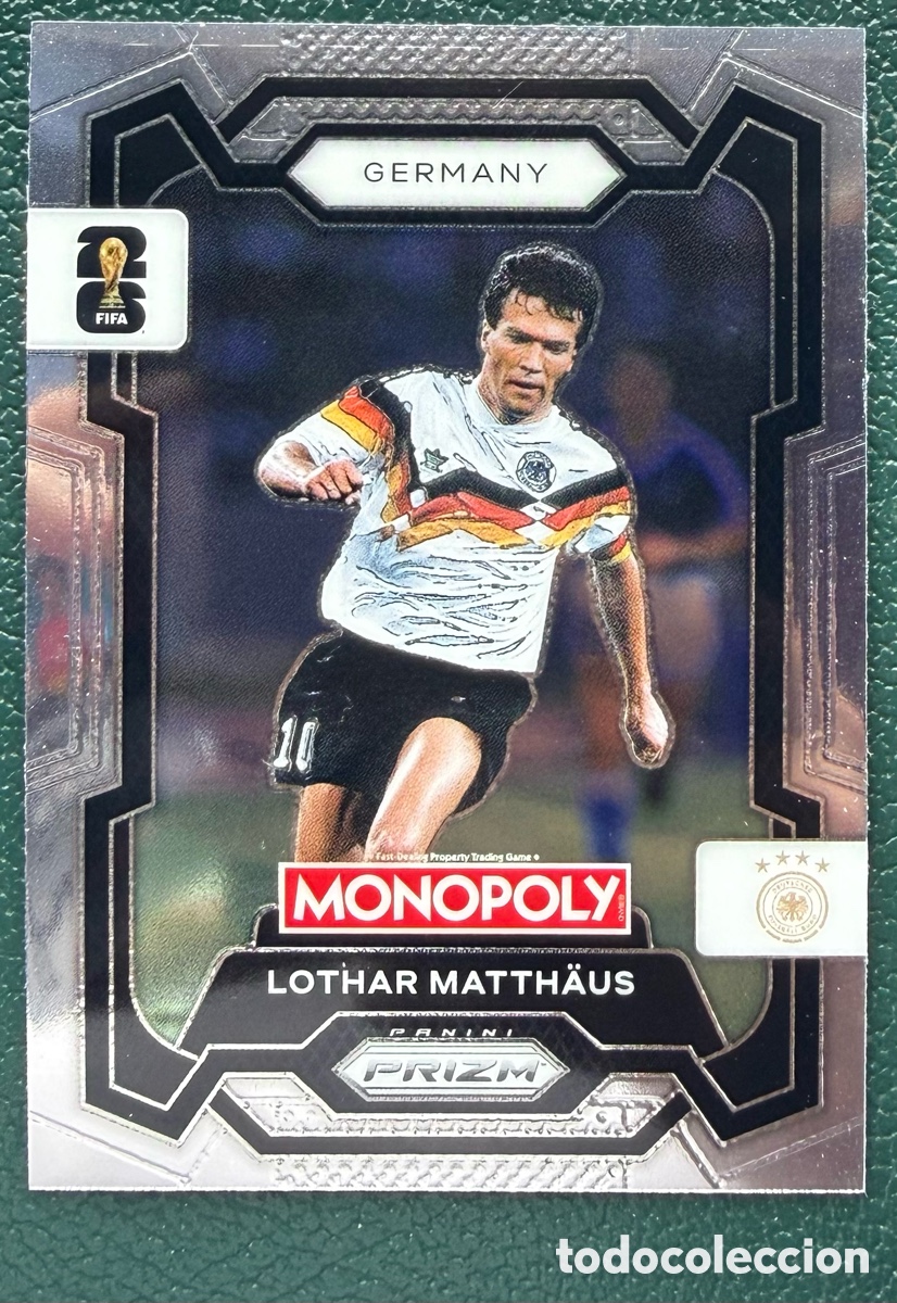 Cromos de f&uacute;tbol: 64 LOTHAR MATTHAUS ALEMANIA FICHAS ALBUM PANINI FIFA WORLD CUP MUNDIAL 2026 MONOPOLY PRIZM