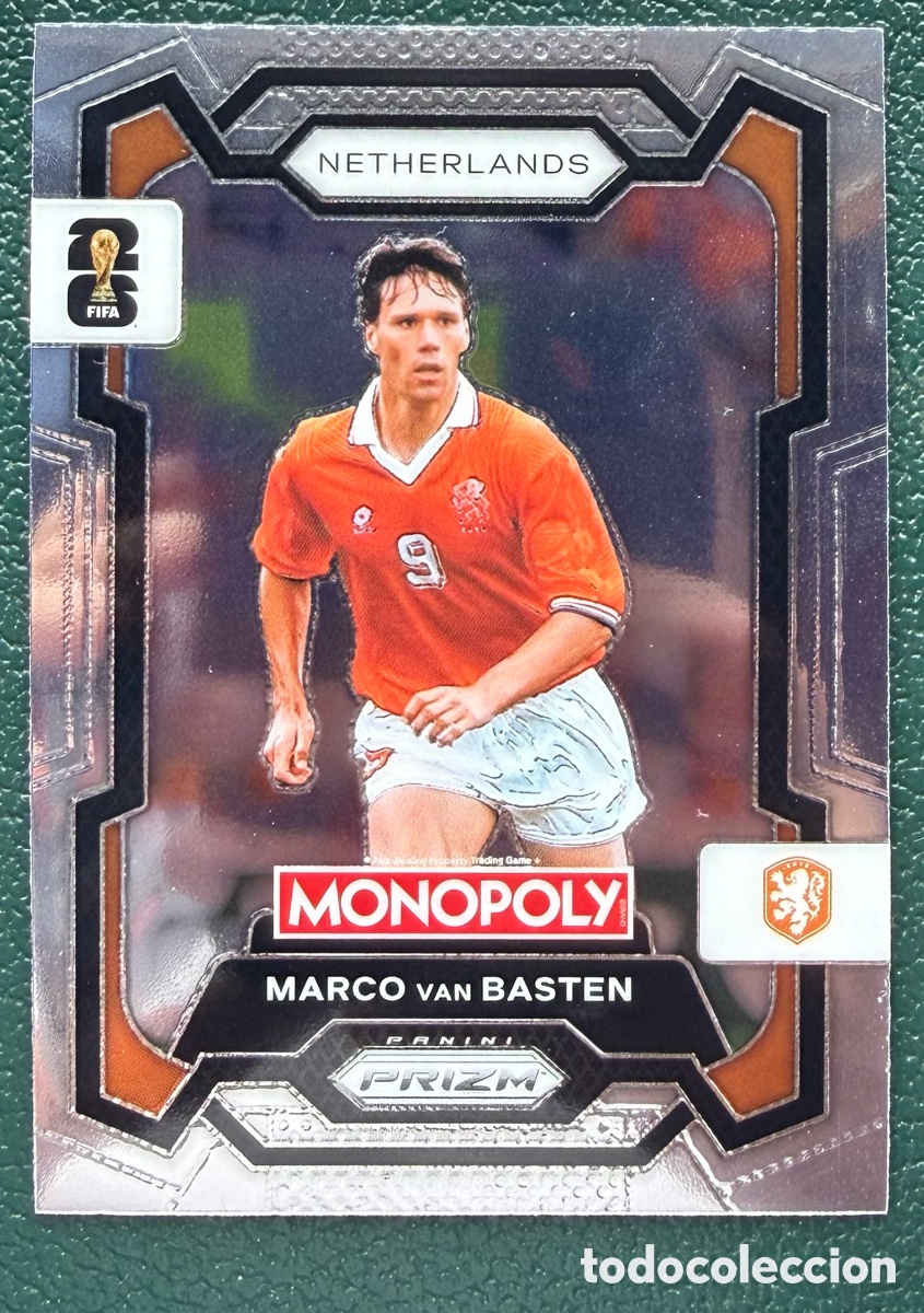 Cromos de f&uacute;tbol: 73 MARCO VAN BASTEN HOLANDA FICHAS ALBUM PANINI FIFA WORLD CUP MUNDIAL 2026 MONOPOLY PRIZM