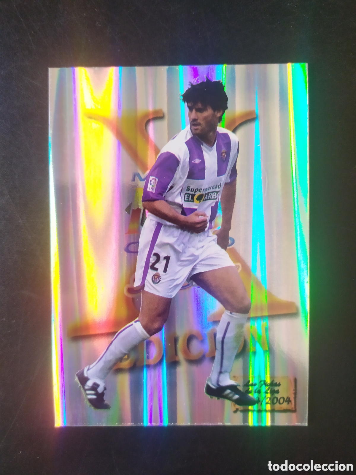 Cromos de F&uacute;tbol: Mundicromo fichas Liga 2003 2004 03 04 Caminero X edicion n&deg; 627 Valladolid