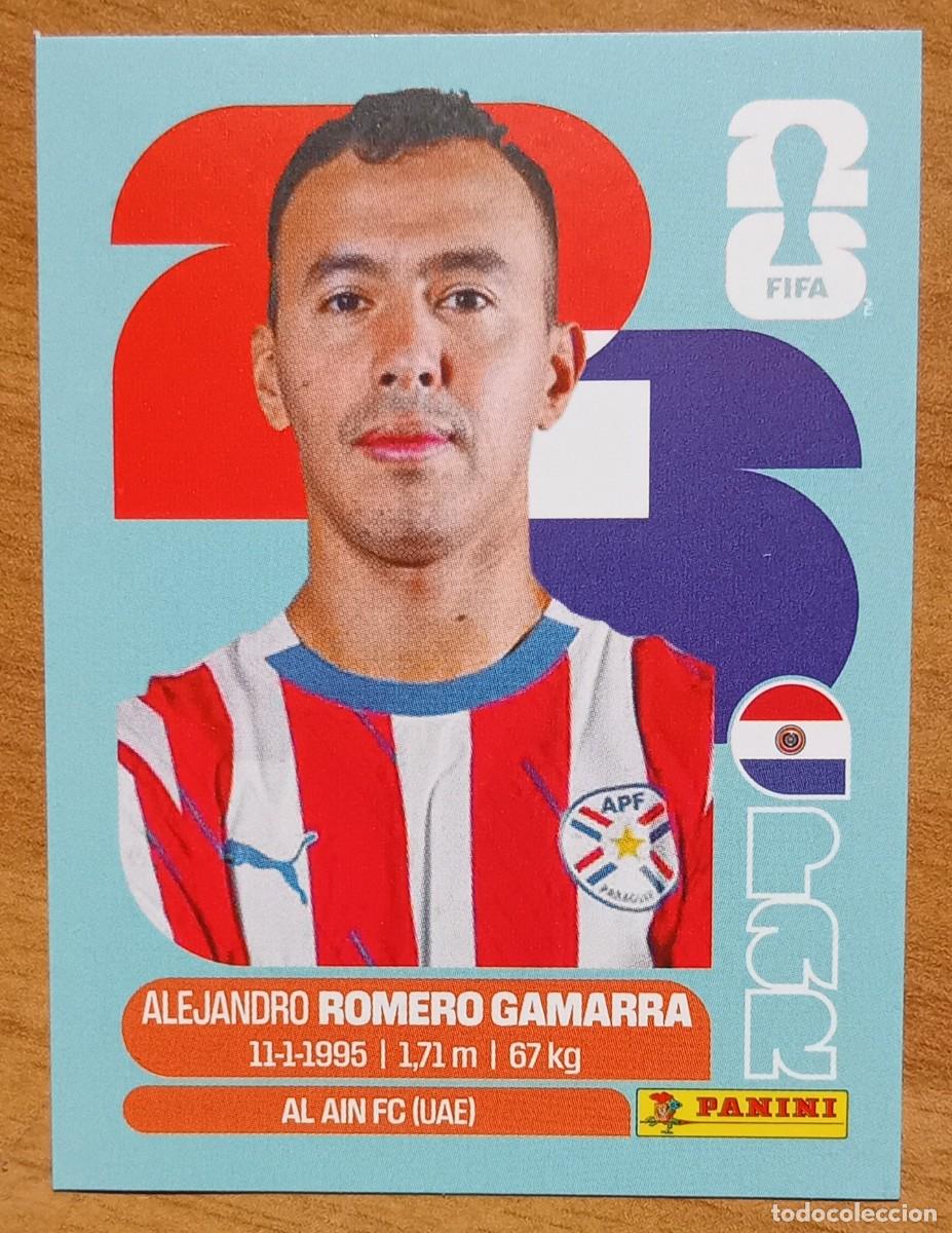Cromos de F&uacute;tbol: Figurina Panini 2026 Cromo World Cup Usa Mundial 2026 Alejandro Romero Gamarra Paraguay n PAR 16