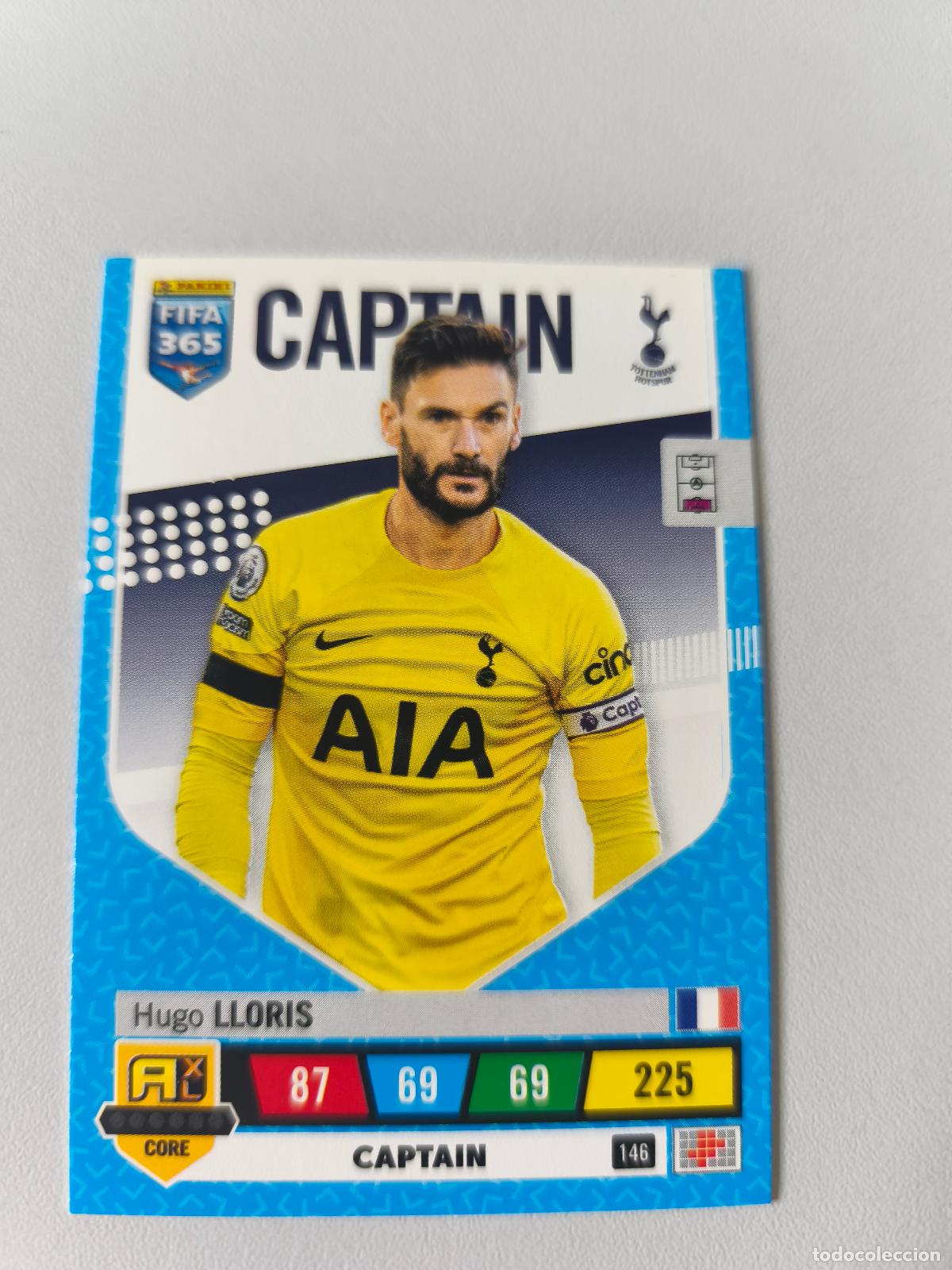 Cromos de F&uacute;tbol: FIFA 365 ADRENALYN XL 2023 HUGO LLORIS CAPTAIN 146 ALB FIFA