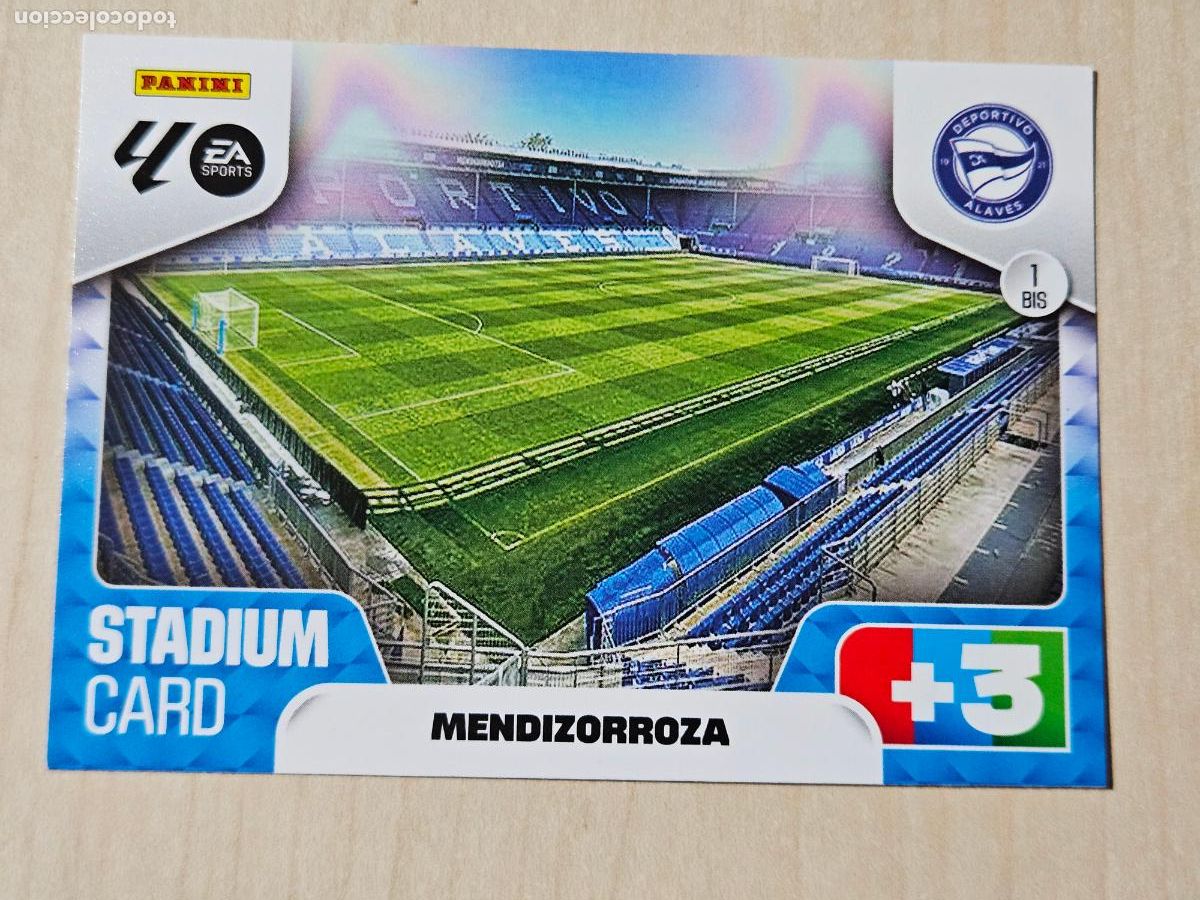 Cromos de F&uacute;tbol: FICHA N&ordm; 1 BIS STADIUM - ADRENALYN 25 26 - PANINI 2025 - 26 - CROMO - ALAVES