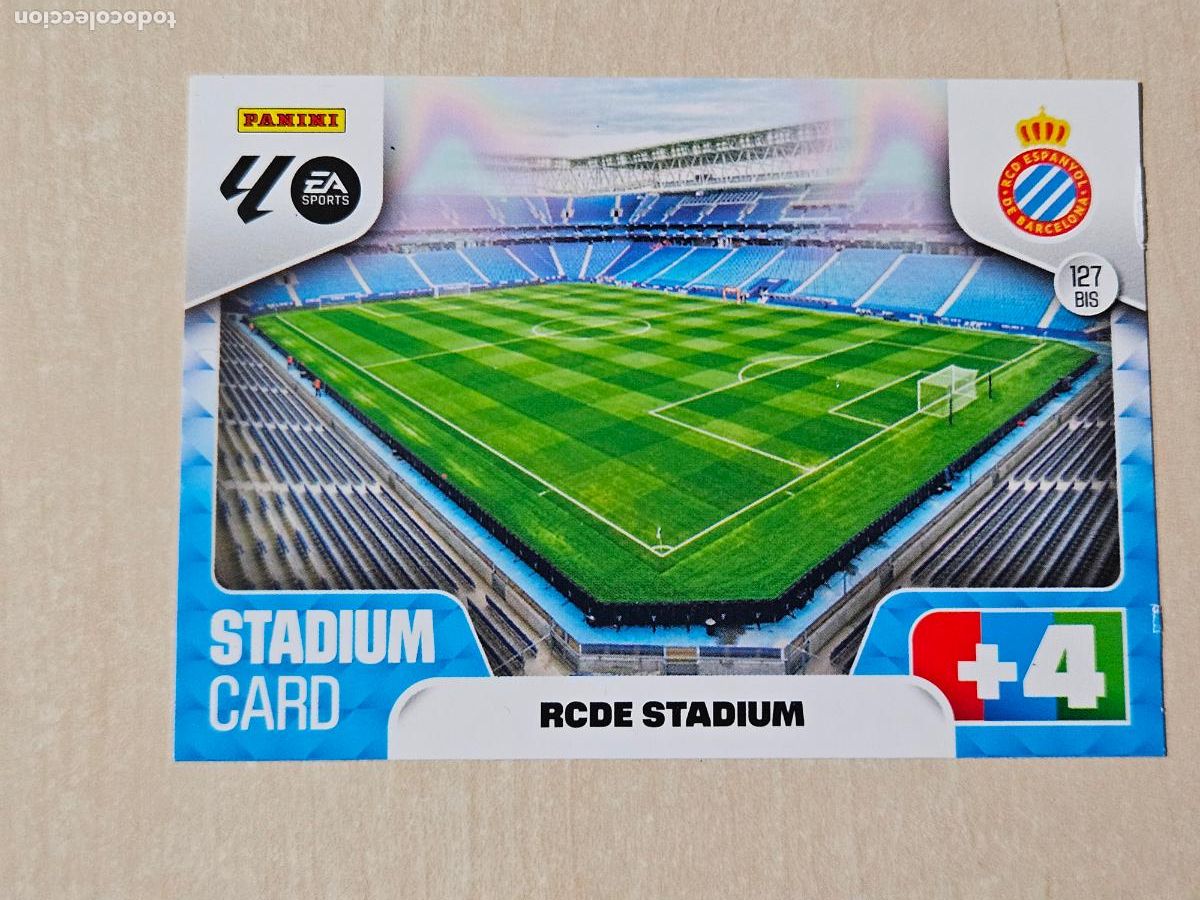 Cromos de F&uacute;tbol: FICHA N&ordm; 127 BIS STADIUM - ADRENALYN 25 26 - PANINI 2025 - 26 - CROMO - ESPANYOL
