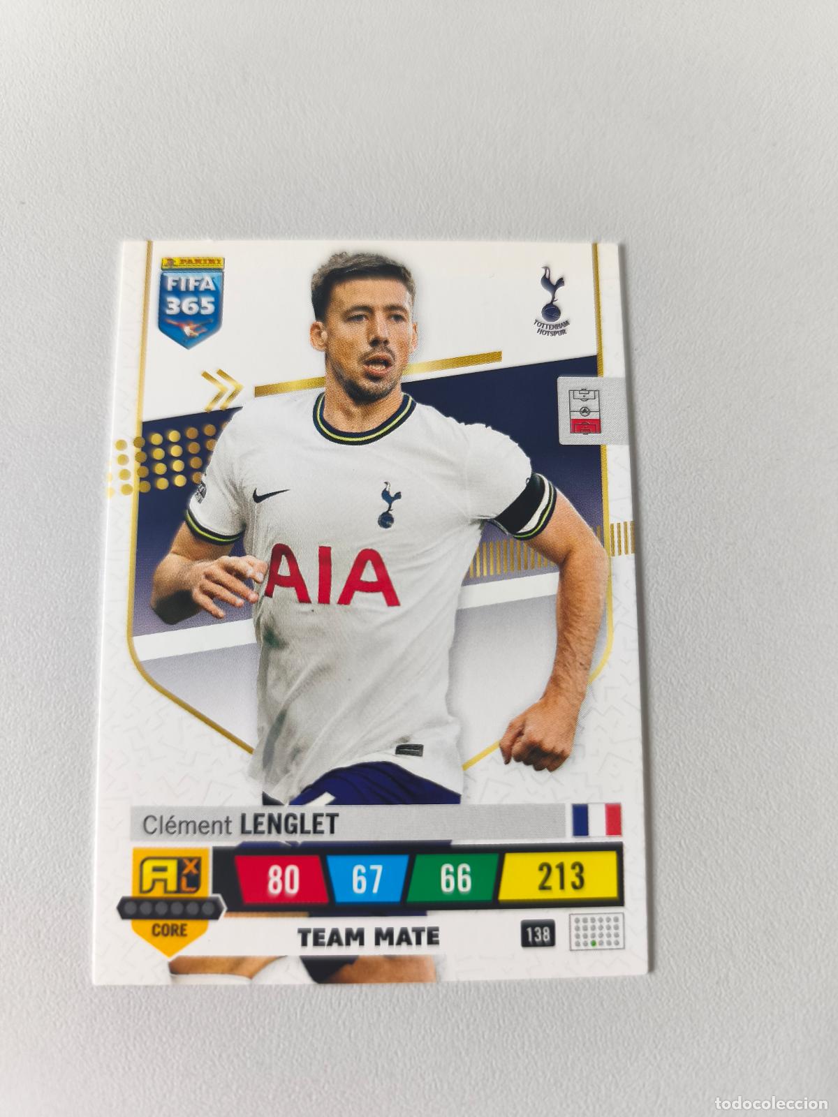 Cromos de F&uacute;tbol: FIFA 365 ADRENALYN XL 2023 CLEMENT LENGLET 138 ALB FIFA