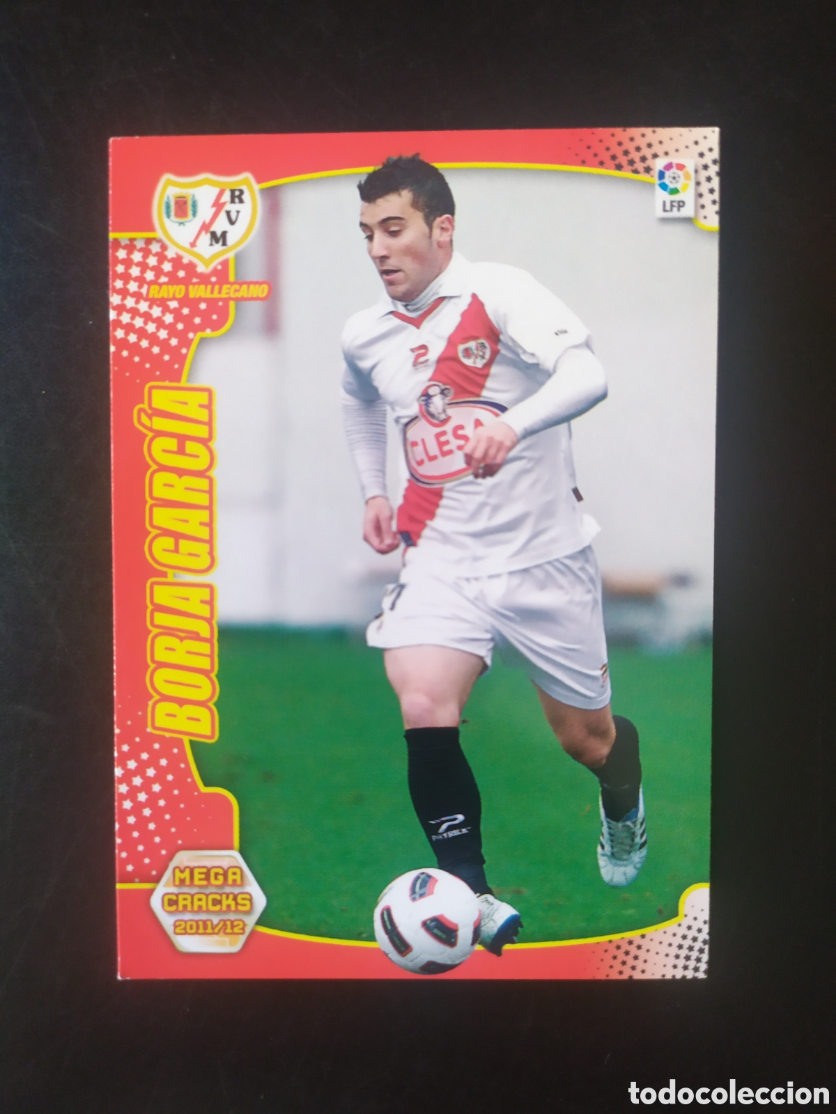 Cromos de f&uacute;tbol: Megacracks 2011 2012 11 12 panini Borja Garc&iacute;a n&ordm; 250 Rayo Vallecano
