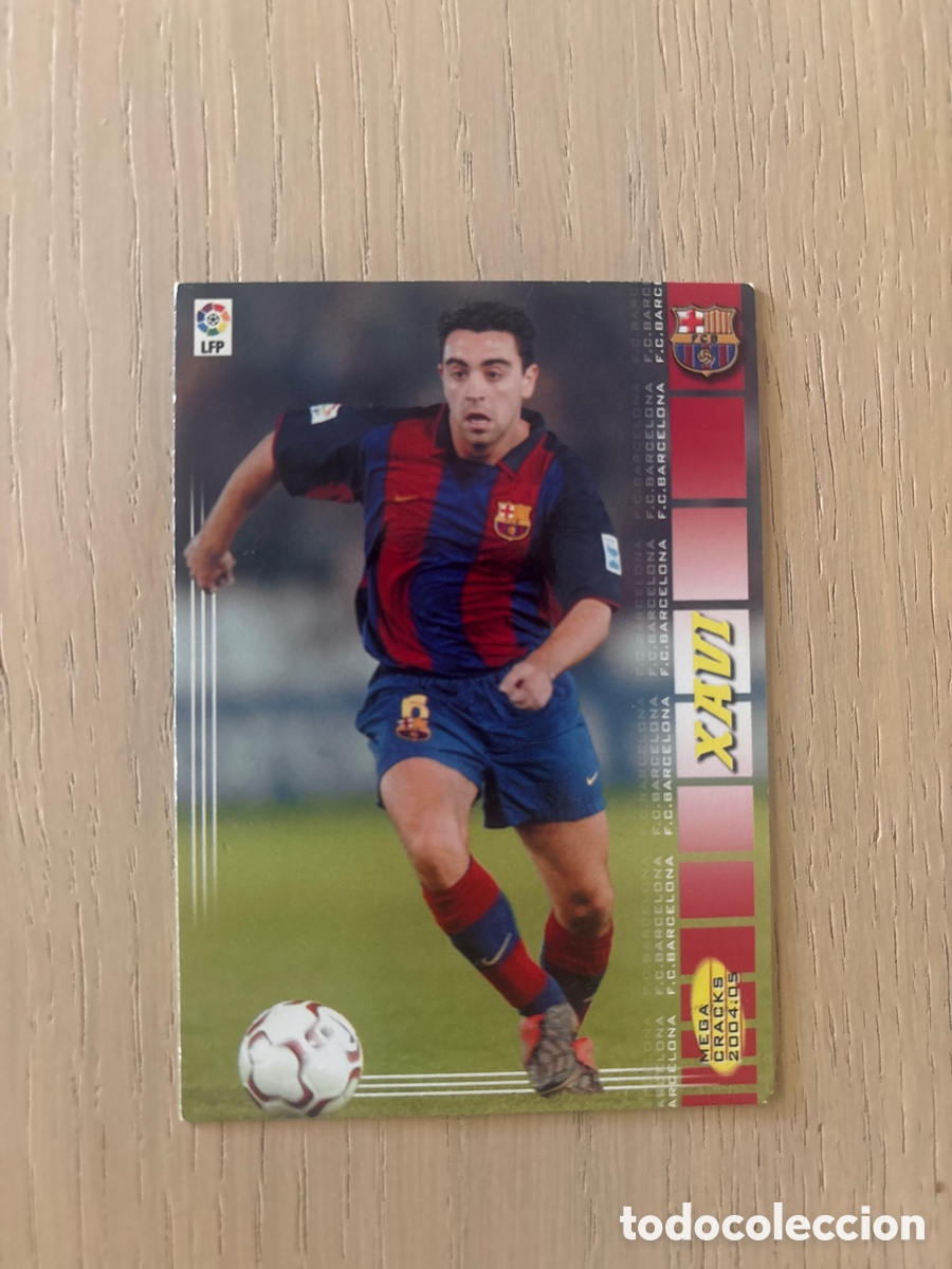 Cromos de Futebol: XAVI 66 (BARCELONA) PANINI MEGACRACKS 2004-2005 04 05 CROMO CARTA M-2