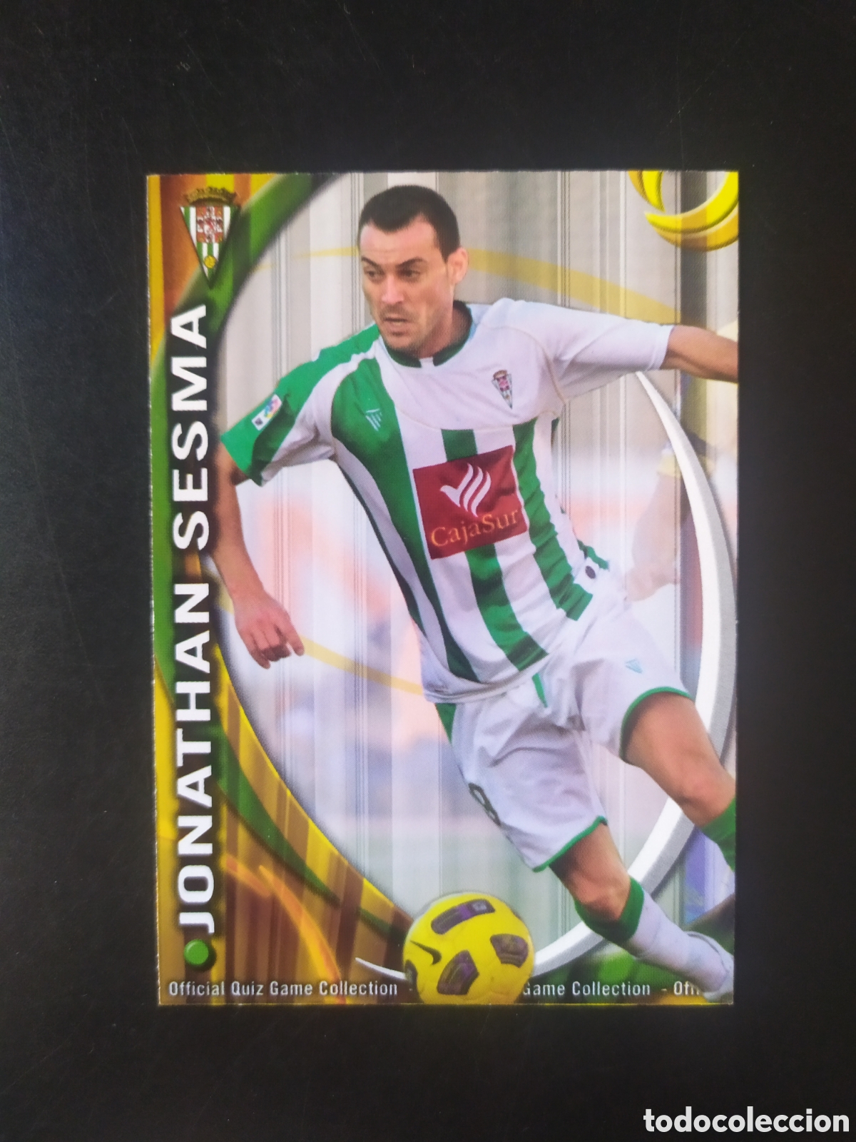 Fu&szlig;ball-Sticker: Mundicromo fichas Liga 2010 2011 10 11 Jonathan Sesma n&deg; 1274 C&oacute;rdoba