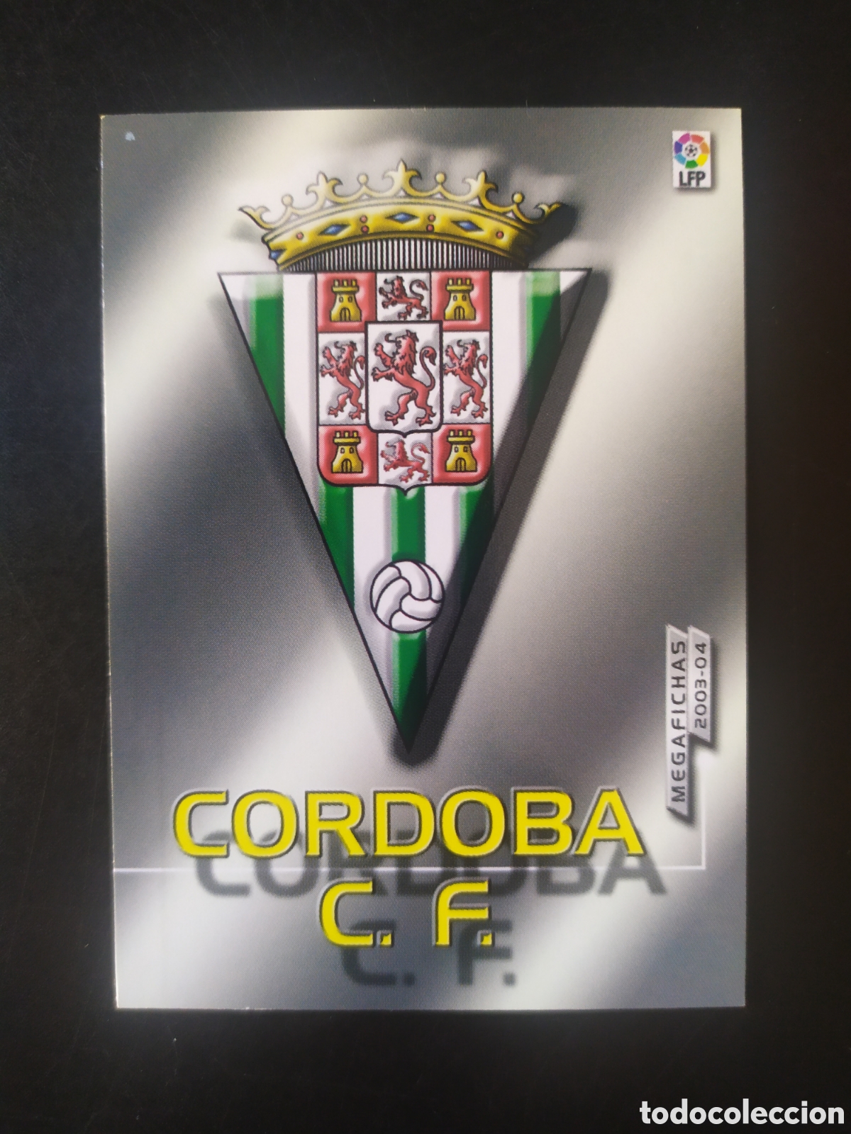 Football Stickers: Megafichas 2003 2004 03 04 panini escudo 2&ordf; division n&ordm; 412 C&oacute;rdoba megacracks